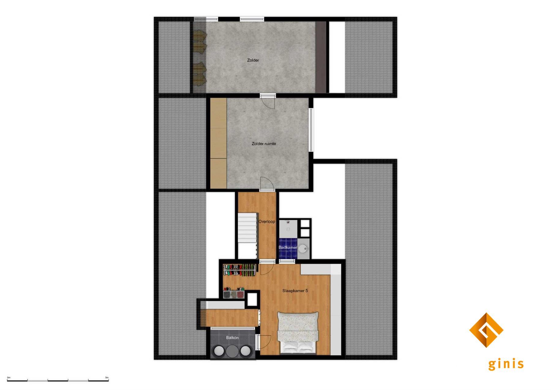 Zéér ruime woning op een mooi perceel van 17a82ca met 5 slaapkamers en uitbreidingsmogelijkheden op de eerste verdieping! foto 44