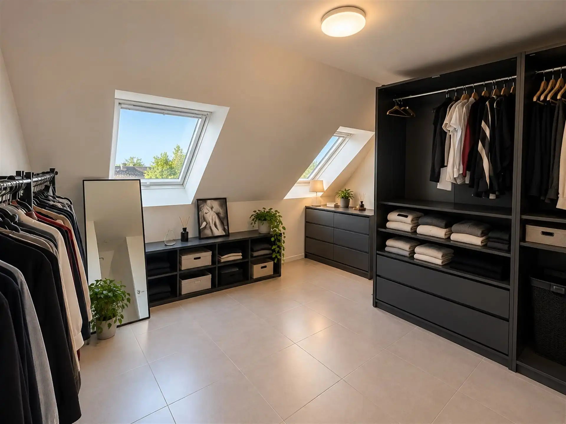 Duplex-appartement met 2 slaapkamers nabij centrum Erembodegem foto 10