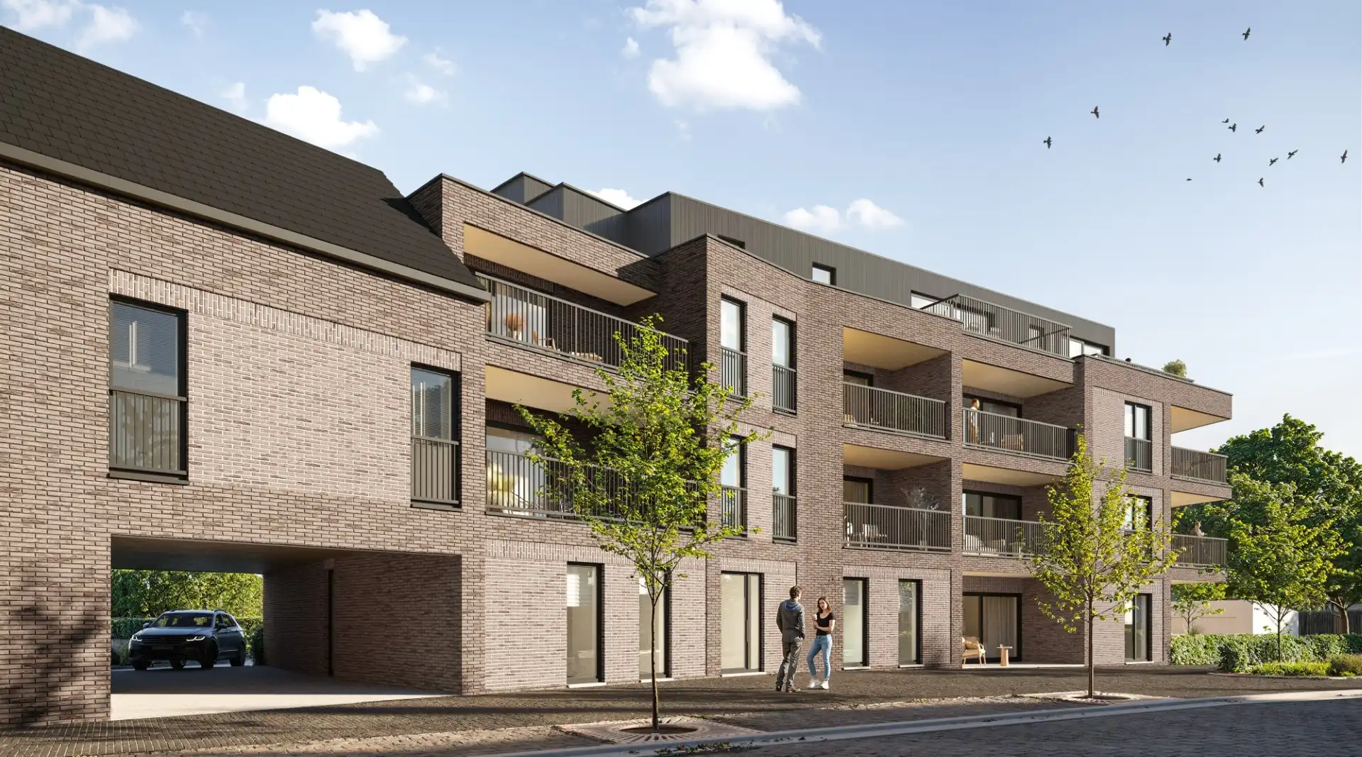 Energiezuinig 1 slpk-appartement in centrum Kallo foto 2