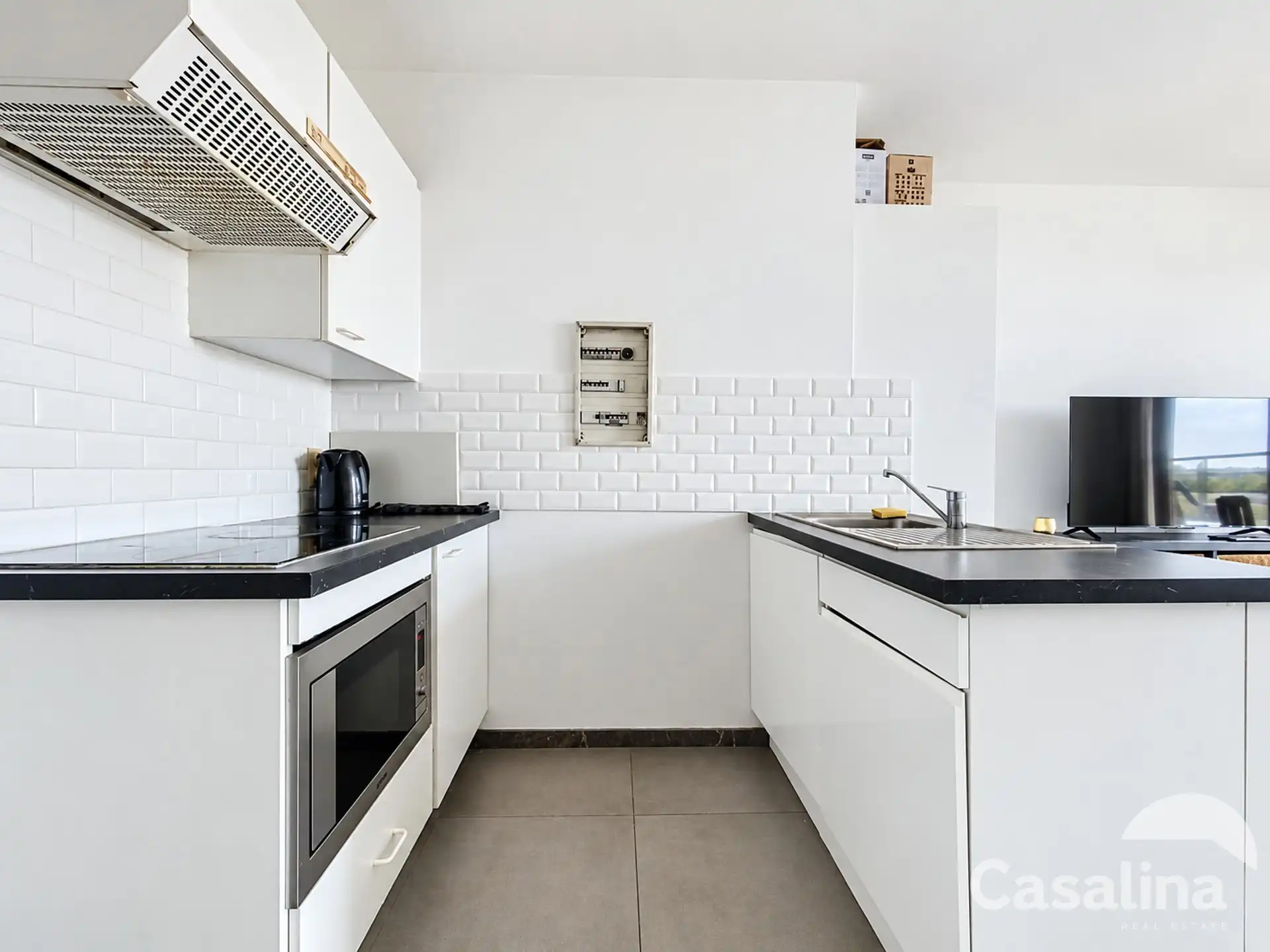 Gemeubeld appartement met 1 slaapkamer + terras + parking foto 4