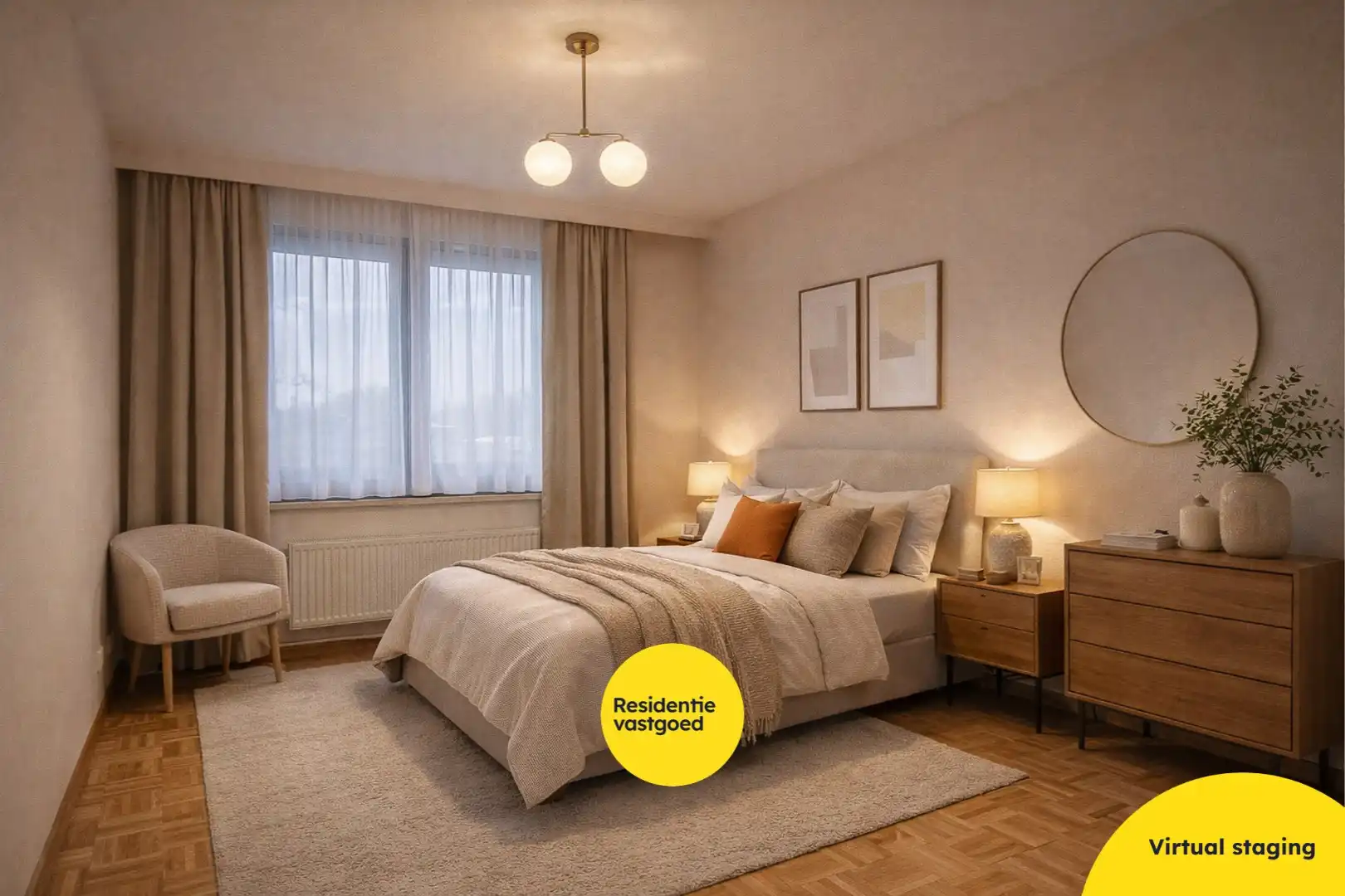 Ruim app met 2 slpks en zonnig terras te Kristus Koning foto 10