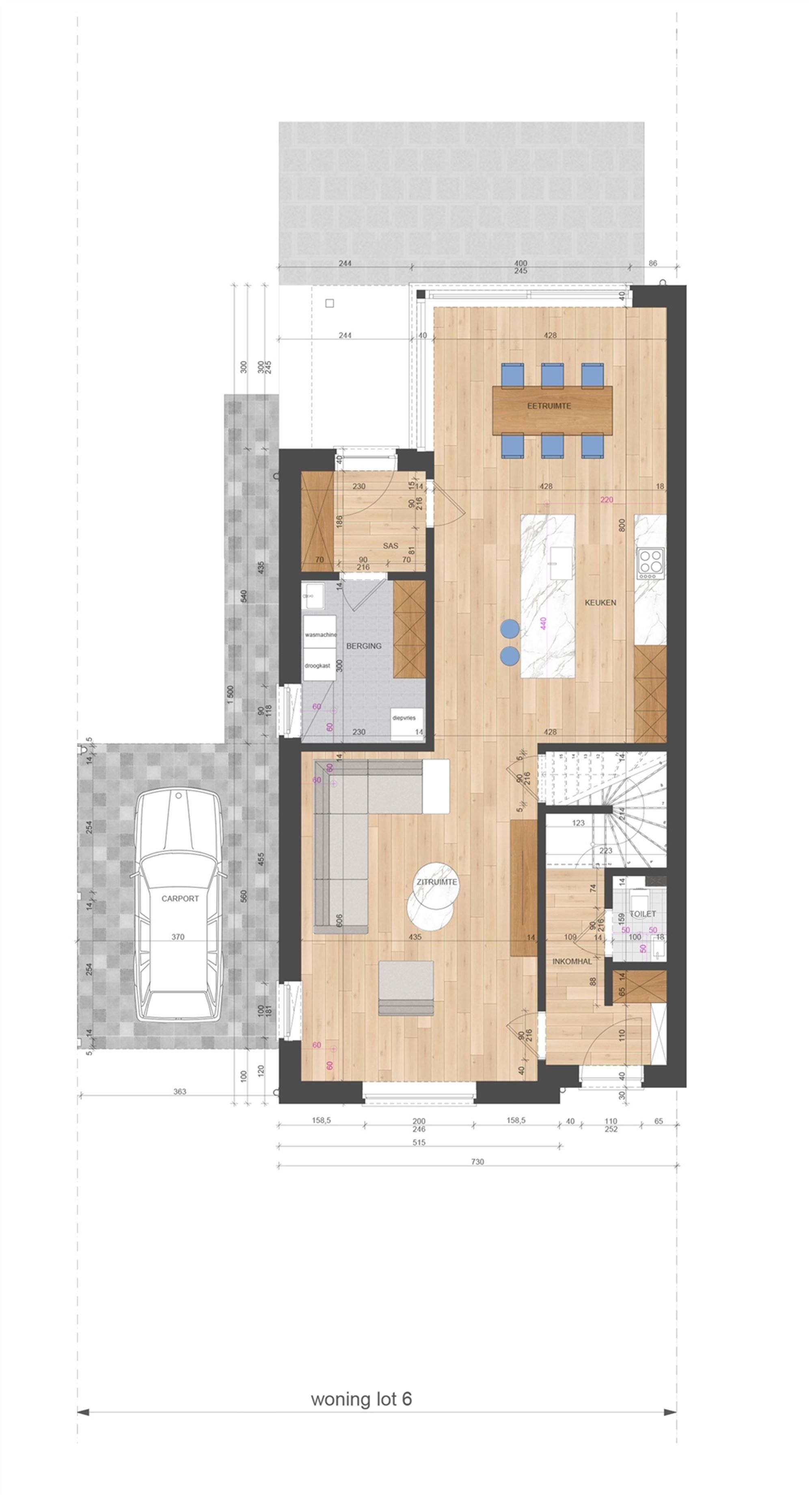 NIEUWBOUWWONING MET 3 SLAAPKAMERS UITERST CENTRAAL DOCH RUSTIG GELEGEN TE ZONHOVEN foto 11