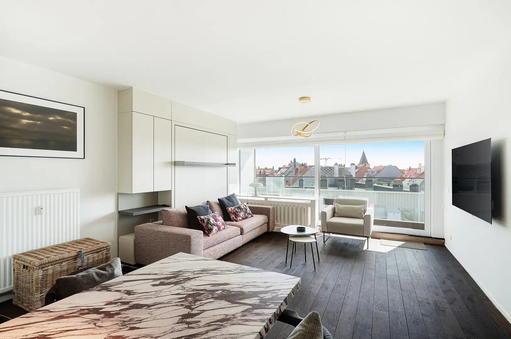 Luxueus éénslaapkamer appartement op toplocatie te Zoute. foto 3