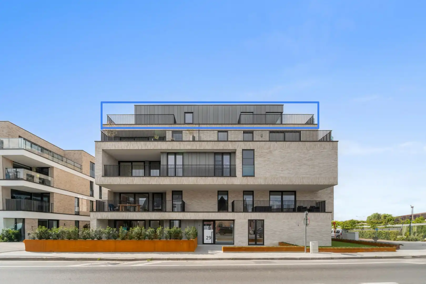 Magnifiek appartement met 2 slaapkamer en ruime terrassen. foto 12