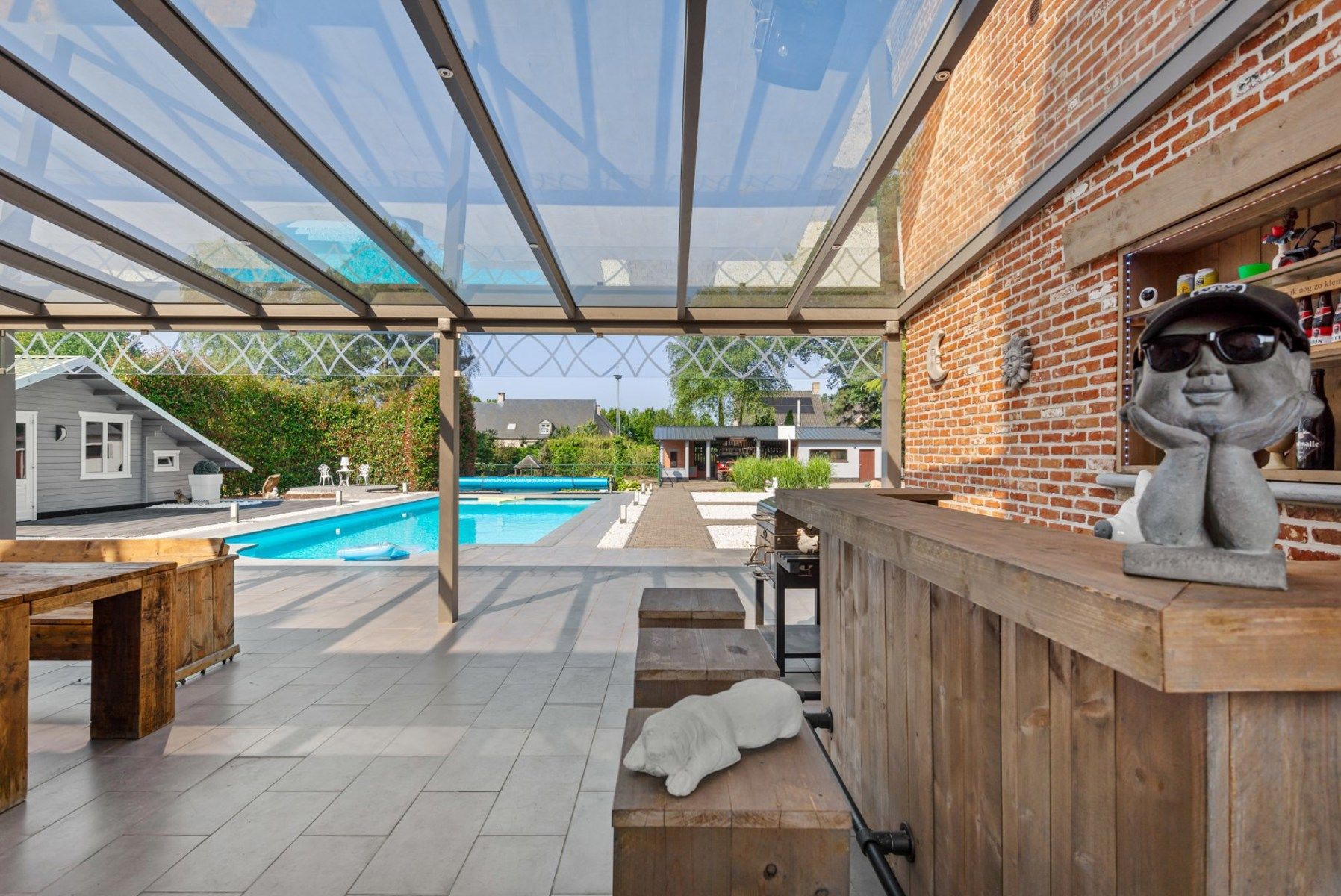 Ruime villa met 5slk en verwarmd zwembad op 2450m² foto 26
