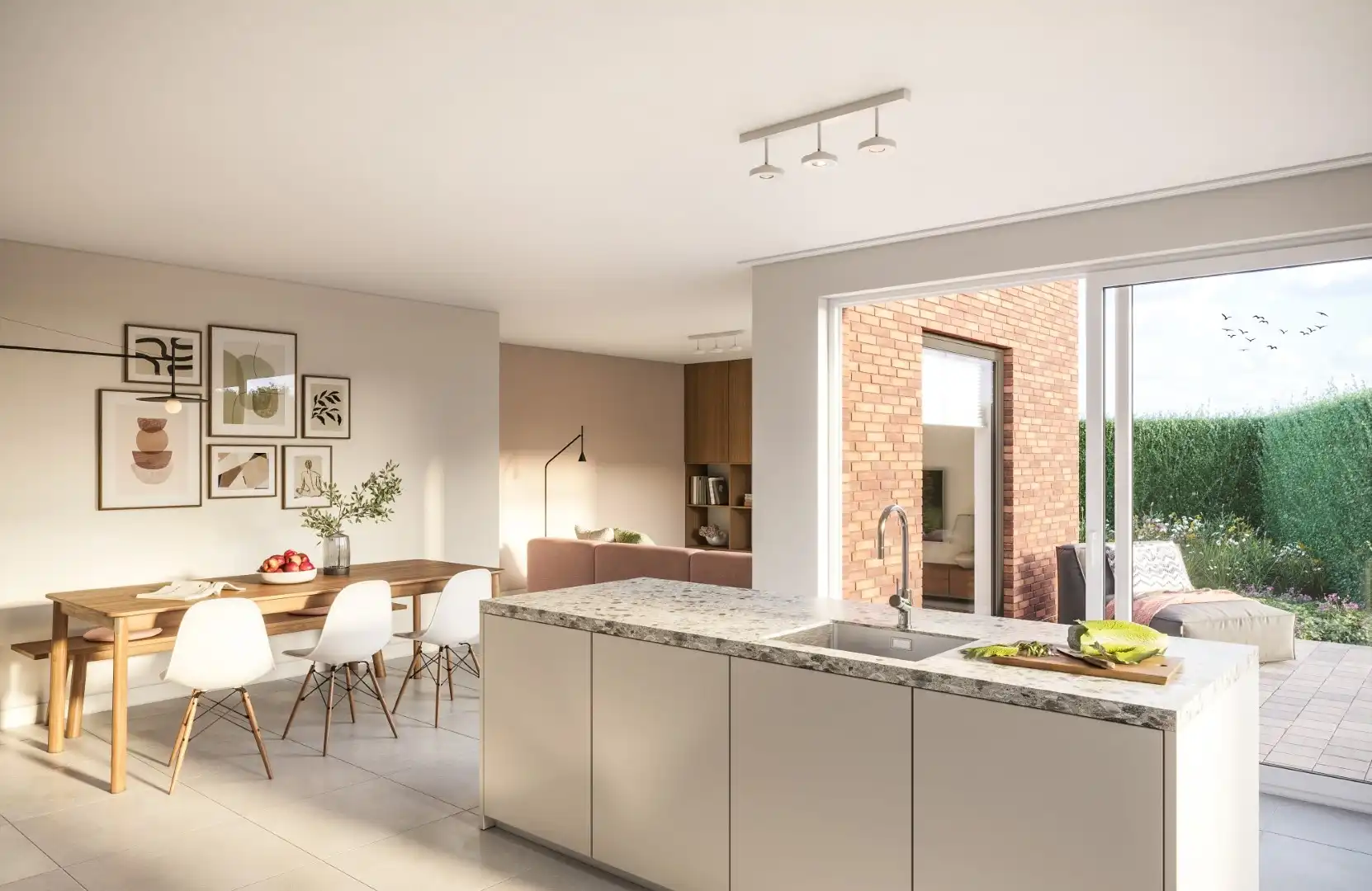 Ruime nieuwbouwwoning met 4 slpk's in Zele foto 3