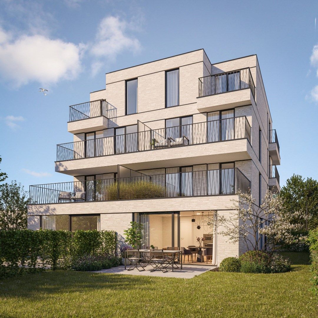 Nieuwbouw gelijkvloers appartement met zonnige tuin gelegen in "Residentie Dunique" te Bredene - duinen! foto 1