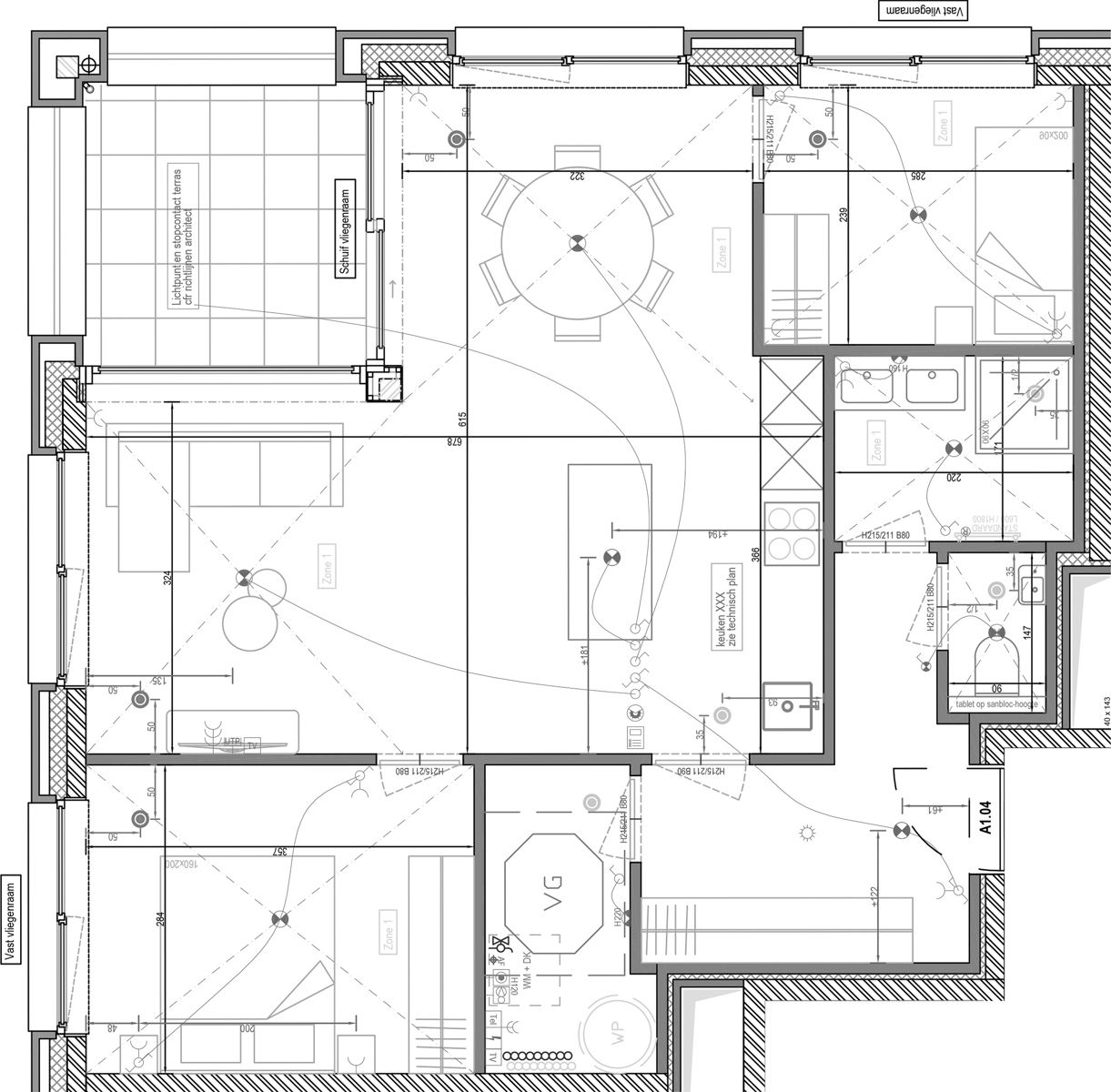Rustig en comfortabel 2slpk appt. met mooi terras  foto 18