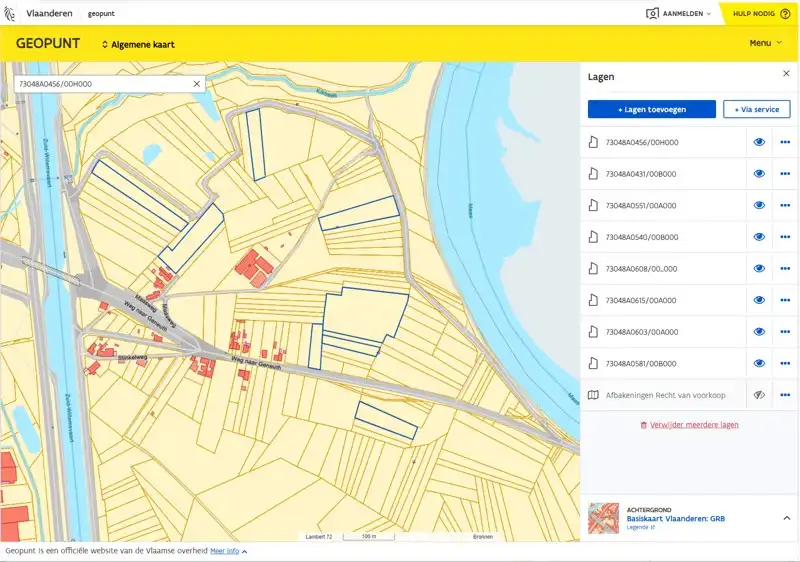 Lot landbouwpercelen van 3,97 ha  – Mechelen-aan-de-Maas foto 2