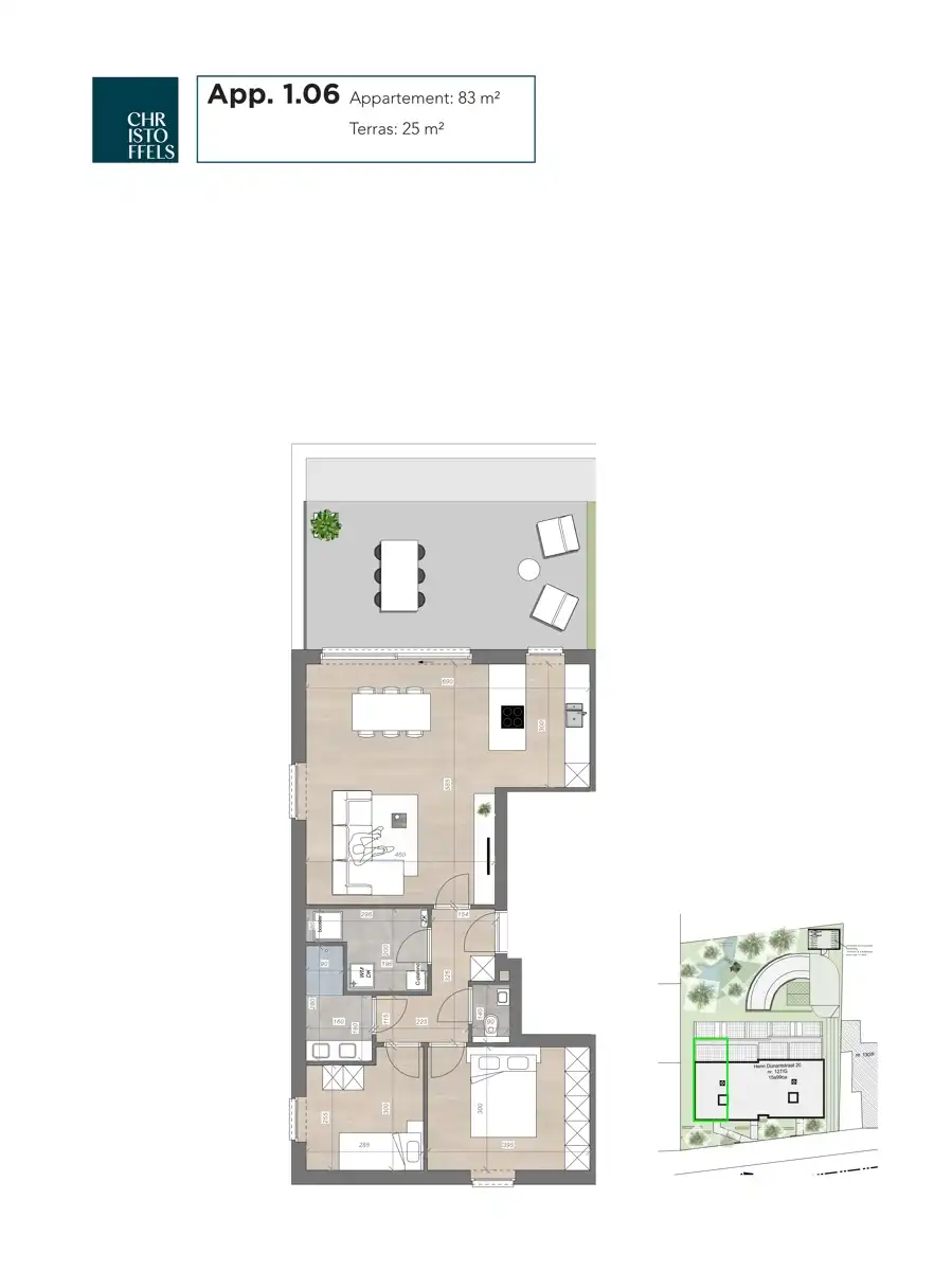 Nieuwbouwappartement (83m²) in kleinschalige residentie te Lanaken! foto 2