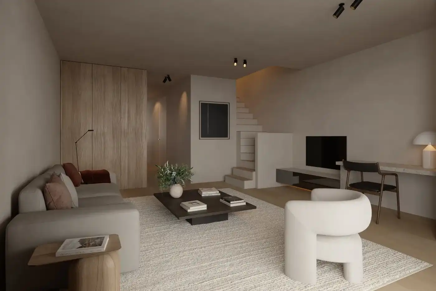 Luxueus afgewerkt nieuwbouwduplex met tijdloze architectuur gelegen op de prestigieuze Kustlaan  foto 3