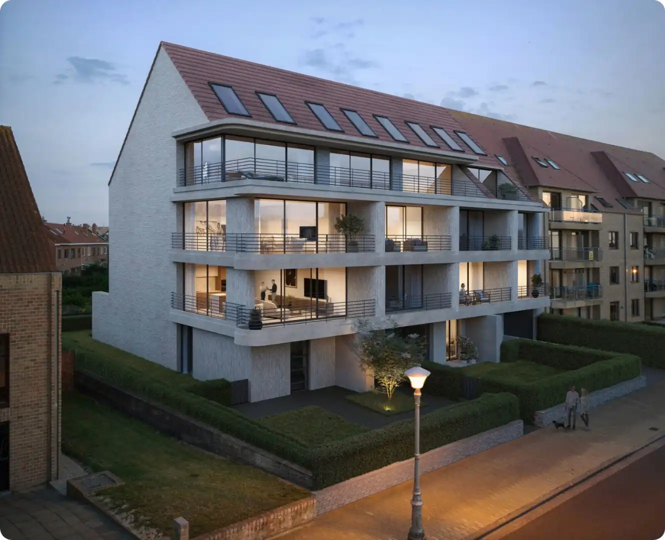 NIEUWBOUW 2/3 SLPK DUPLEX APP MET ZEEZICHT  foto 2