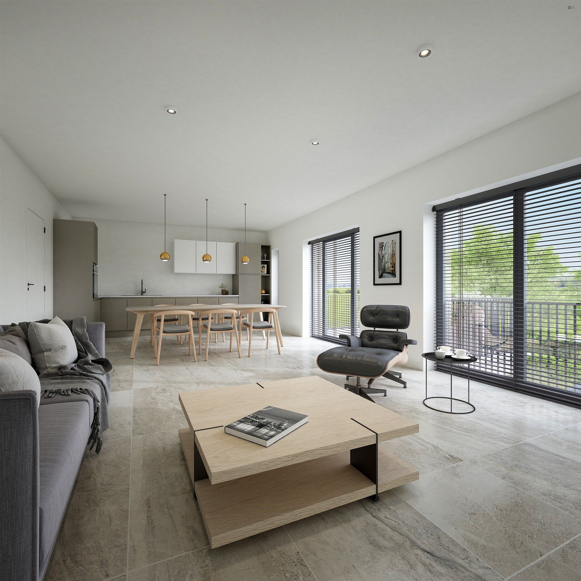 Ruim tweeslaapkamer appartement met zuidgericht terras foto 4