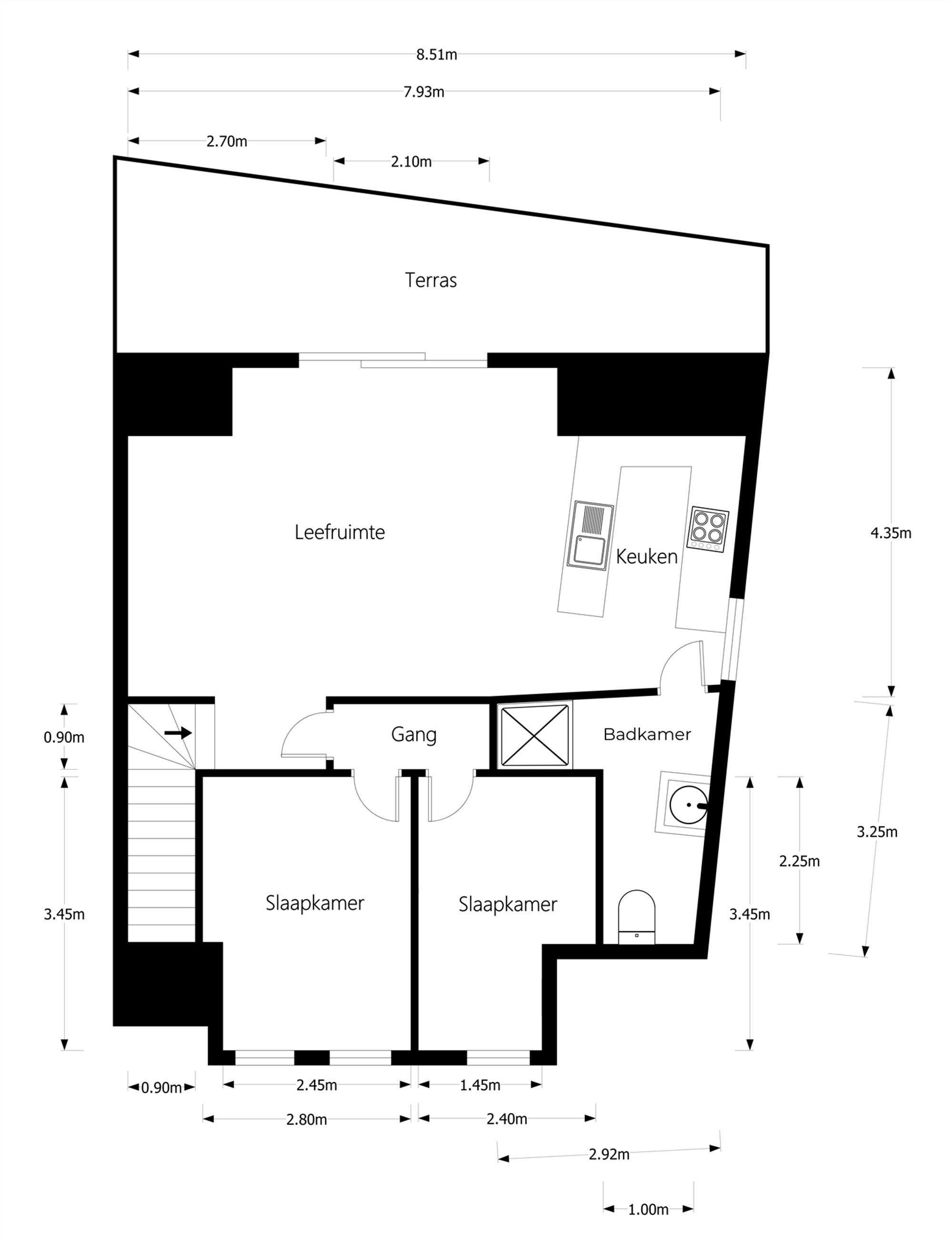 TOF DAKAPPARTEMENT MET 2 SLAAPKAMERS EN LEUK TERRAS foto 18