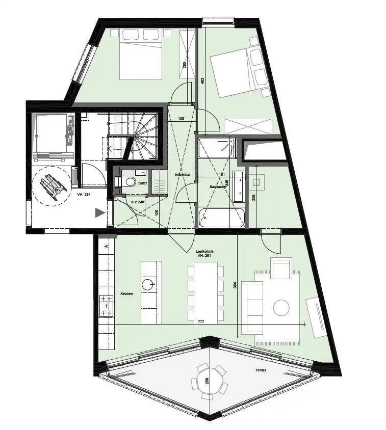 A0403 Rivert nieuwbouwappartement  te Antwerpen  foto 9