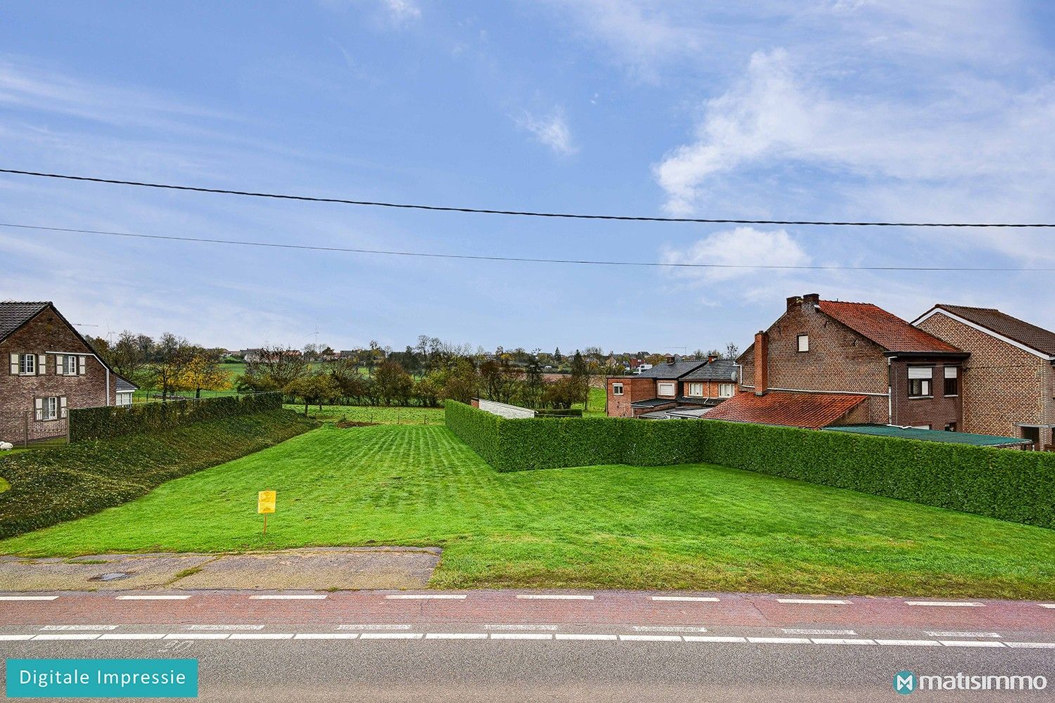 BOUWGROND MET ZAKELIJKE OF WOONFUNCTIE OP GUNSTIGE LOCATIE IN BILZEN foto {{pictureIndex}}