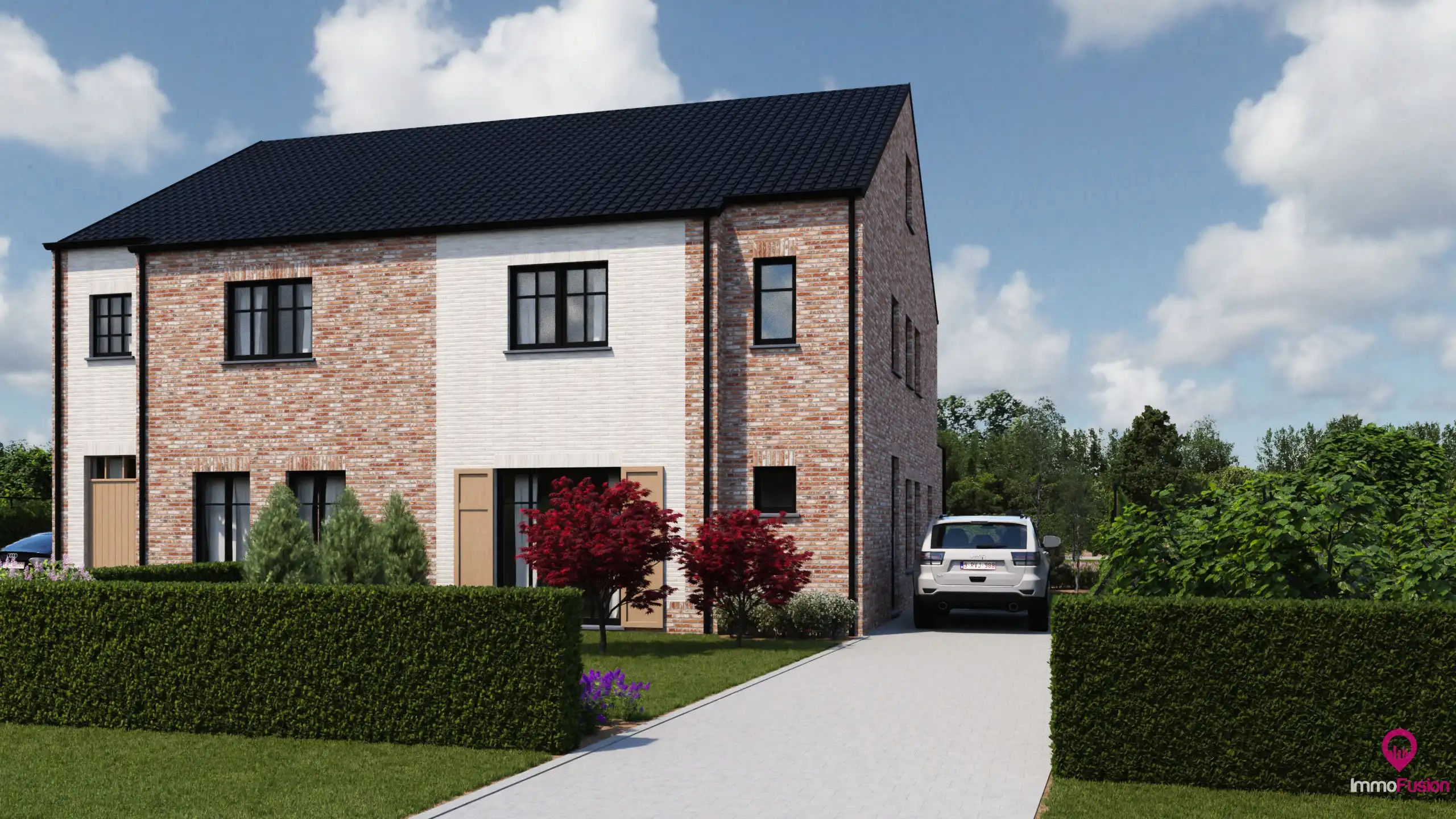 Prachtige pastoriewoning met 4 slpks + uitzicht op het groen! foto {{pictureIndex}}