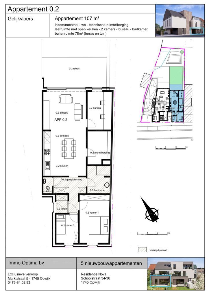 Gelijkvloers appartement foto 2