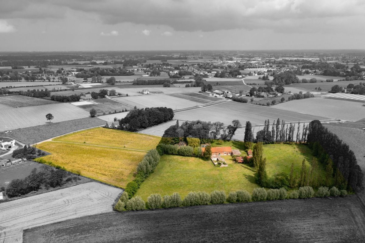 Hoofdfoto van de publicatie: Mooi gelegen hoeve op 1,45 ha te koop te Veldegem