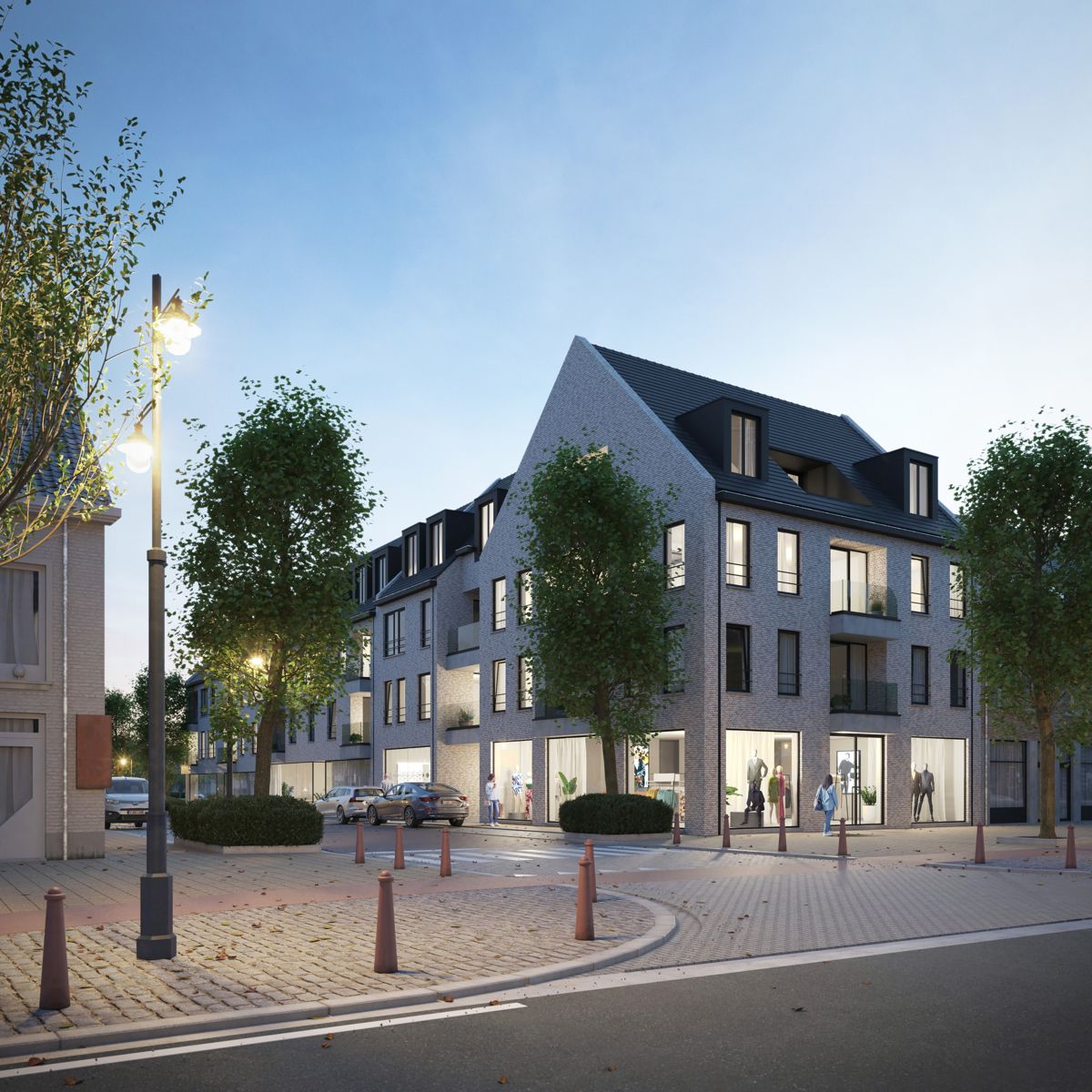 Gelijkvloers nieuwbouw appartement van 102,50m² met 2 slaapkamers en terras. foto 2