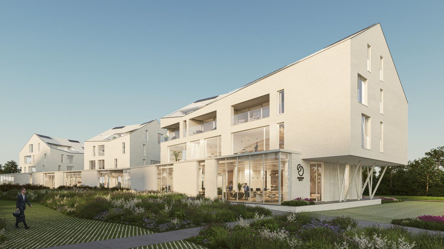 450 m² nieuwbouwkantoor foto {{pictureIndex}}