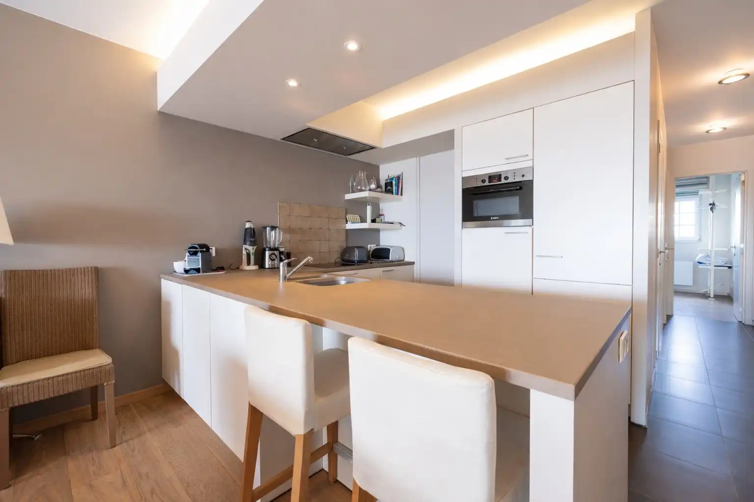 Appartement met twee terrassen en prachtig uitzicht op de jachthaven van Nieuwpoort foto 5