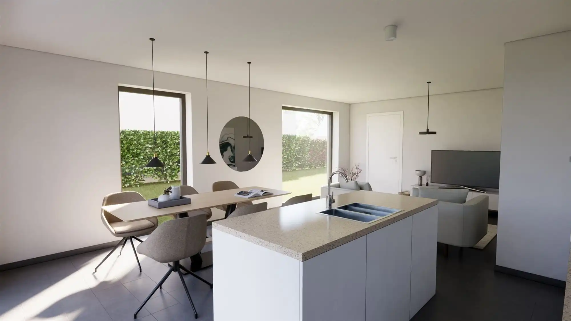 Nieuwbouwwoning met 3 slaapkamers, inpandige garage op perceel van 371m² in heerlijk Belzele foto 5