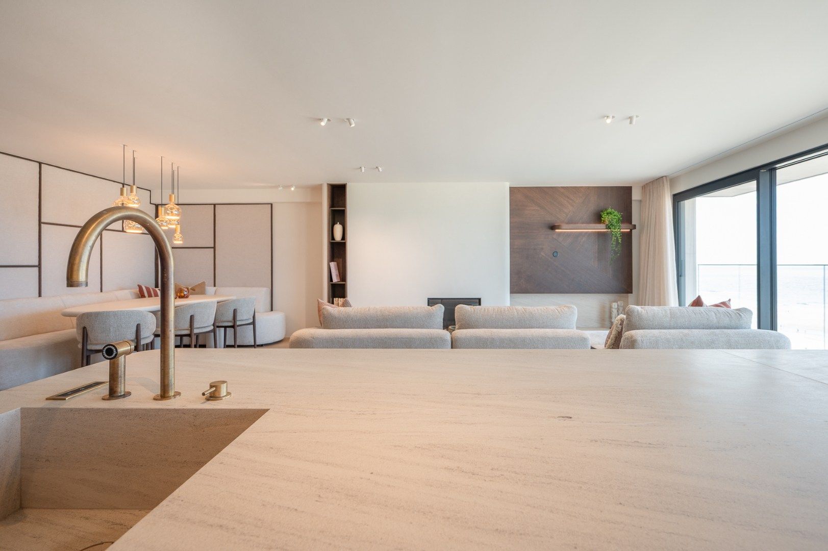 Luxueus appartement met adembenemend zeezicht op de zeedijk - Zoute foto 4