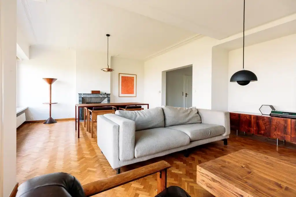 Lumineus art deco appartement met 3 slaapkamers langsheen het Zuidpark. foto 14