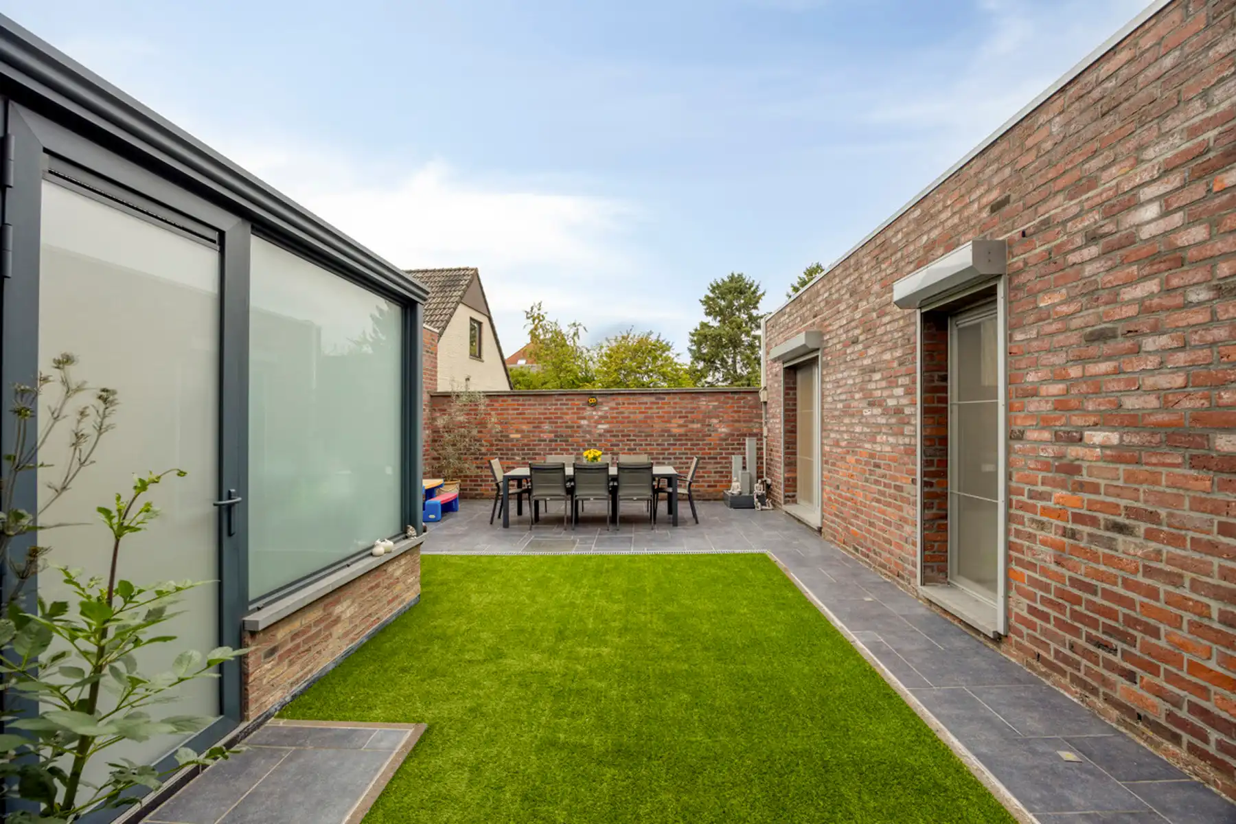 Gelijkvloers app met 3 slpkmrs en leuke tuin in Elewijt city foto 18