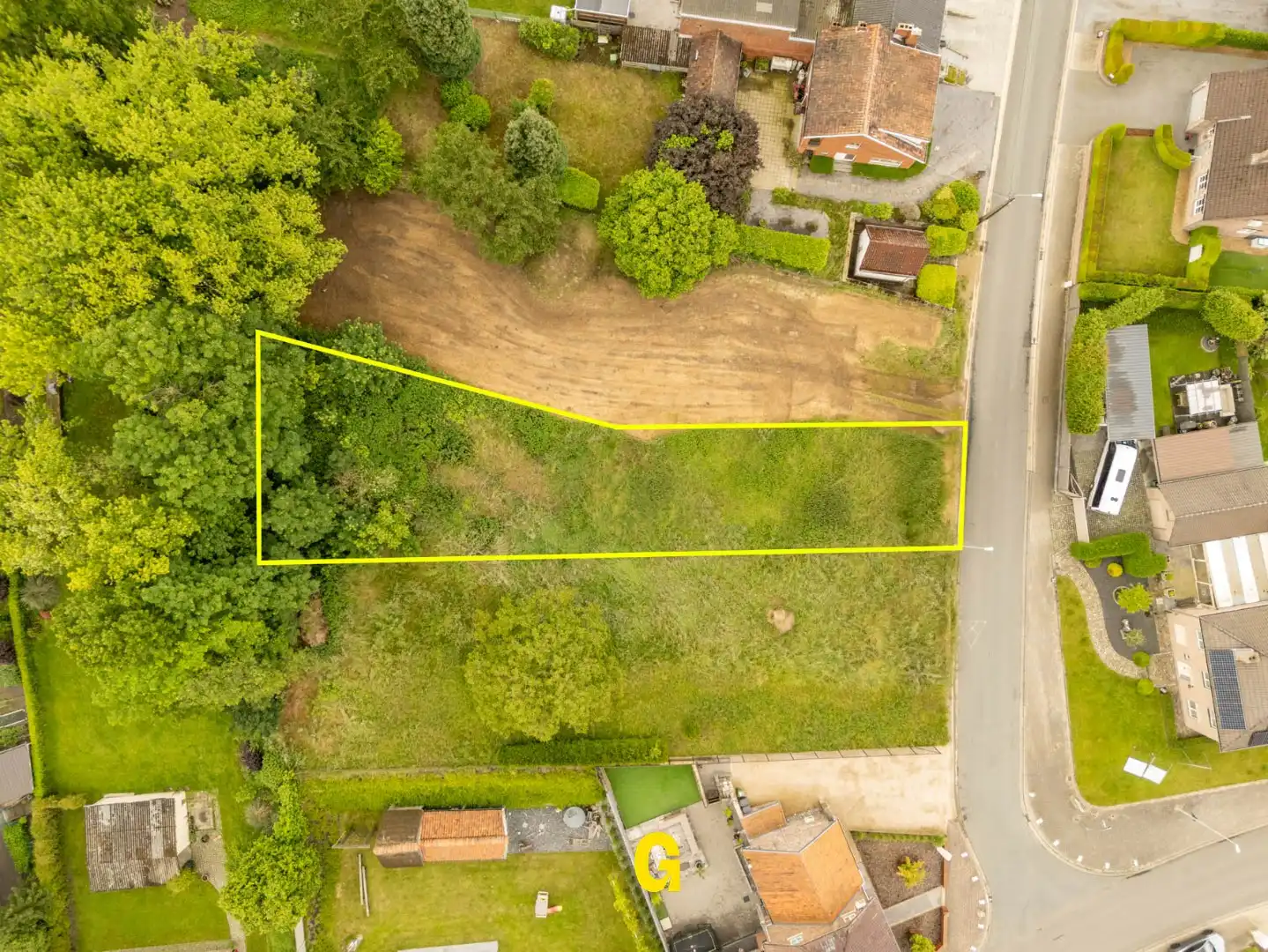 Centraal gelegen bouwgrond  op 7a58ca voor halfopen bebouwing met gegarandeerd vrij uitzicht op groen foto 4