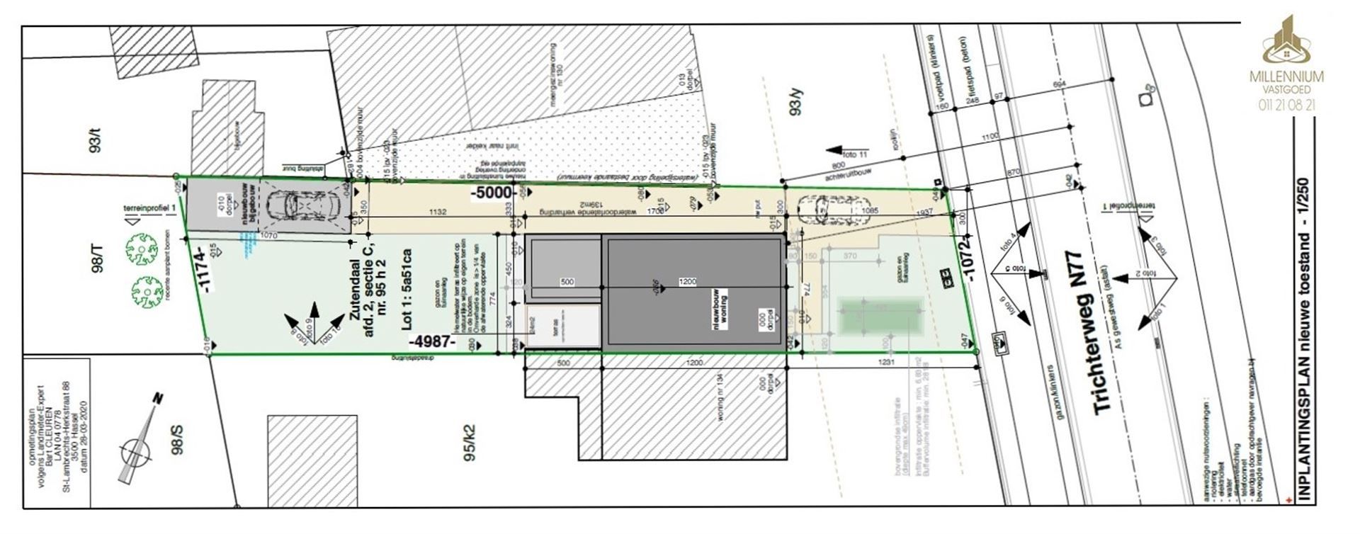 Bouwgrond Halfopen Bebouwing in Zutendaal, 776 m foto 2