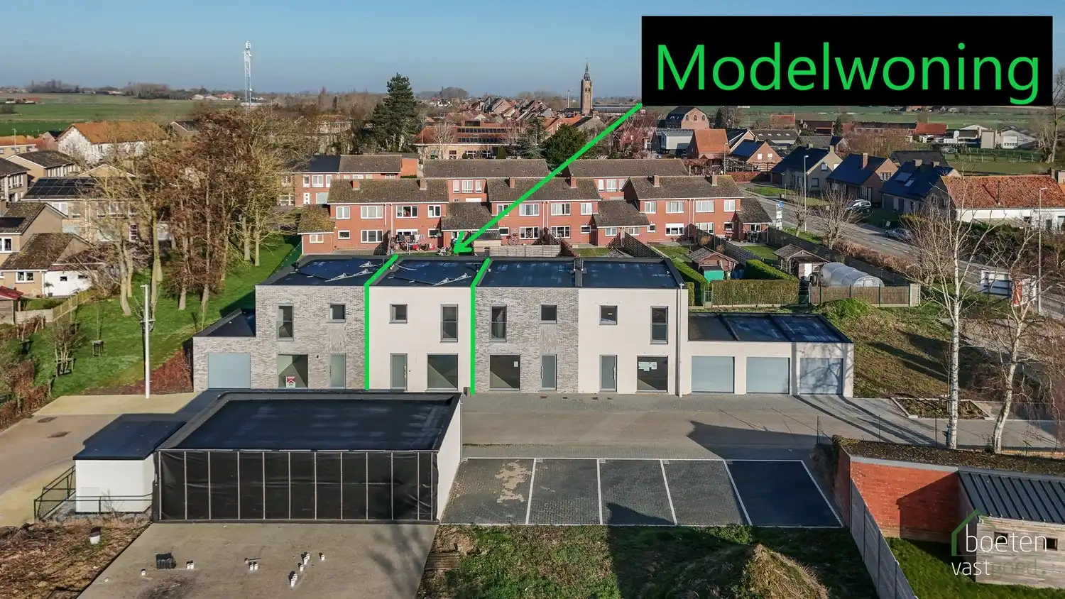 Roesbrugge: Betaalbare nieuwbouwwoningen met alle modern comfort, 3 slpks, garage en tuintje foto {{pictureIndex}}