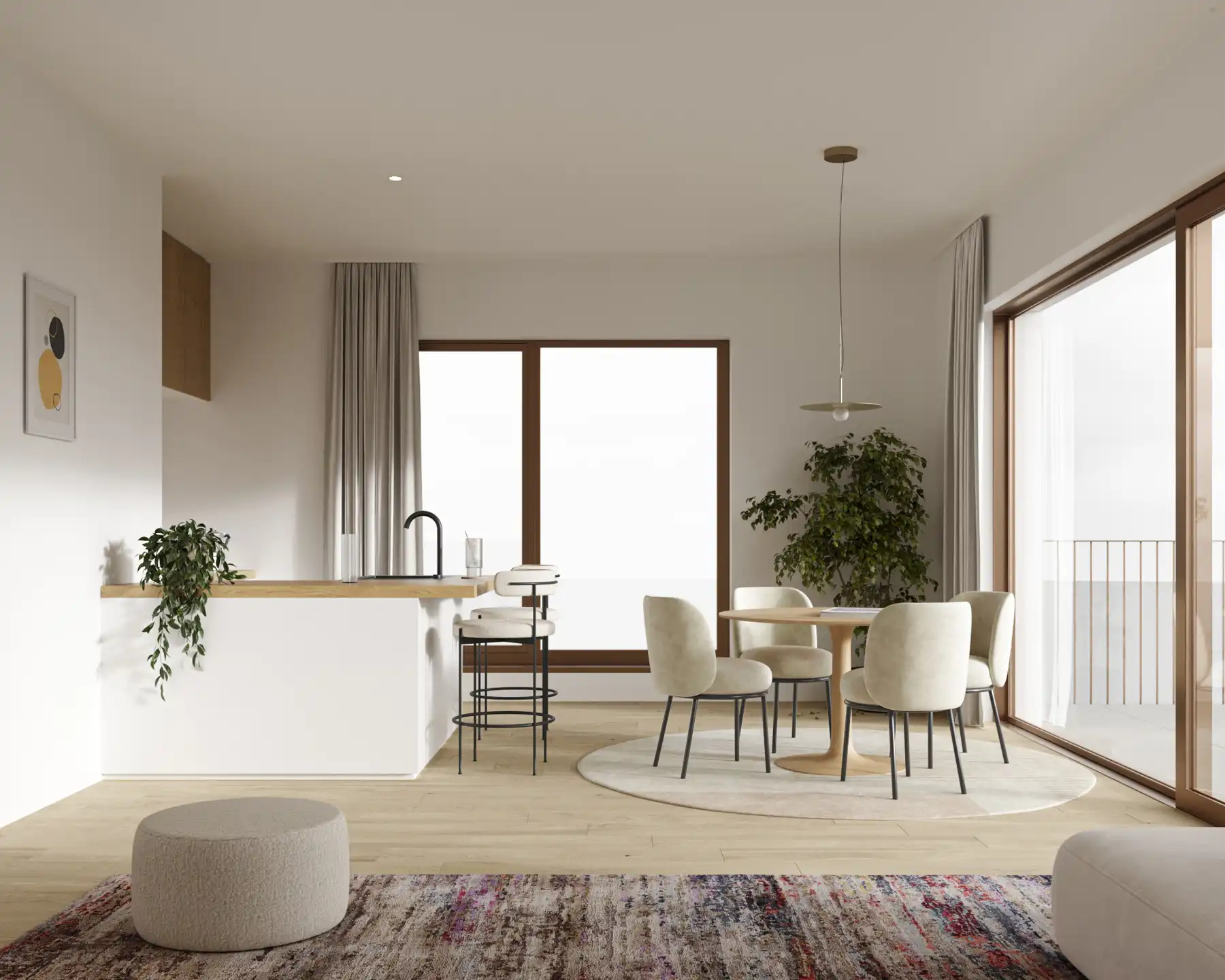2 slaapkamers in een groene wijk foto 15