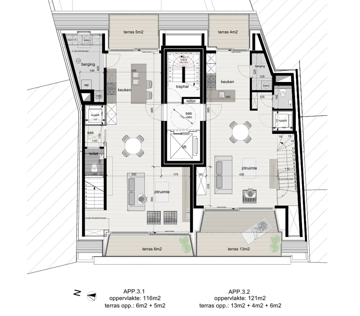 Nieuwbouwappartement  in hartje Tielt 'VILLA ALLEGRO' foto 13