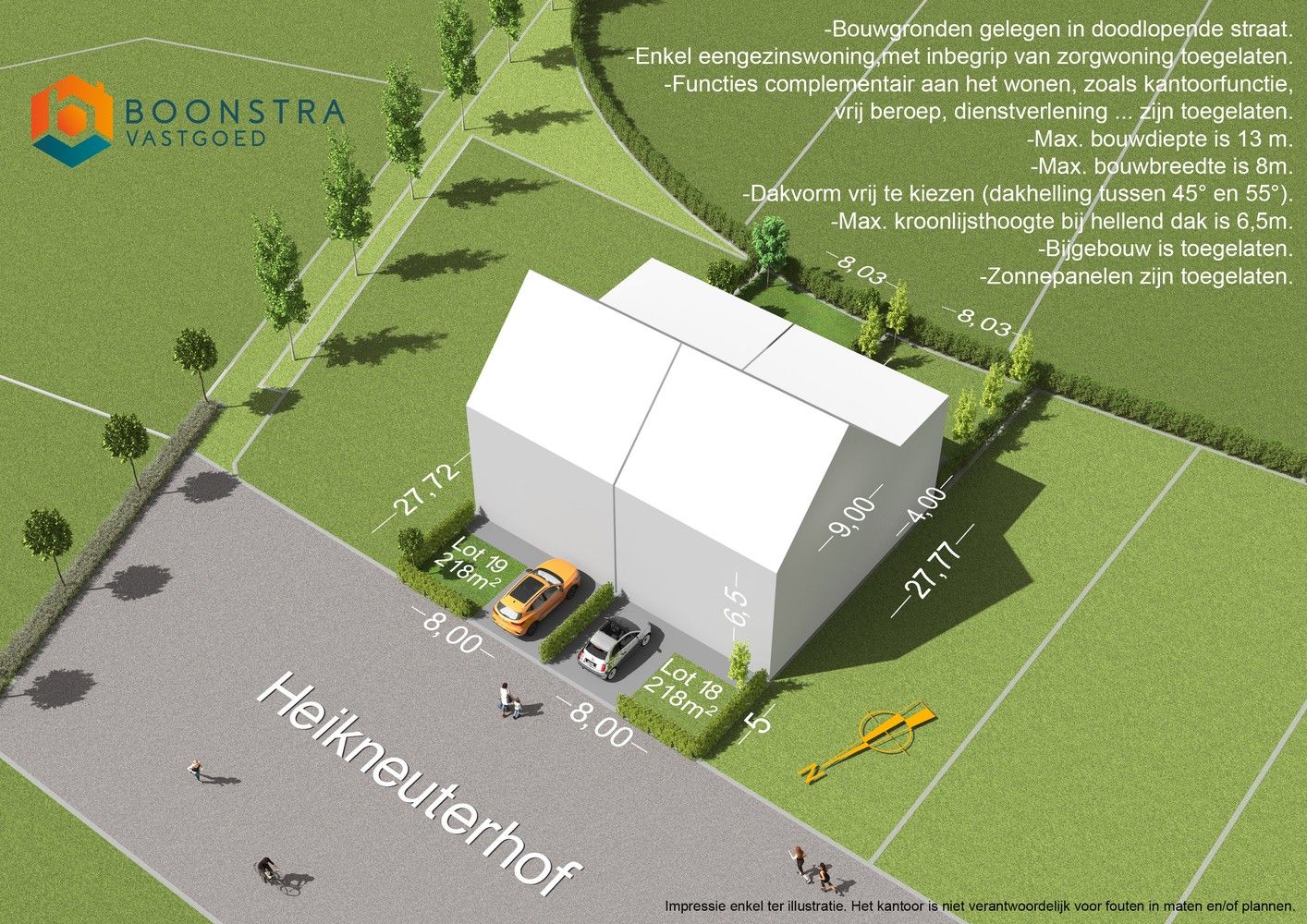 Bouwgrond gesloten bebouwing op rustige locatie te Berlaar foto 1