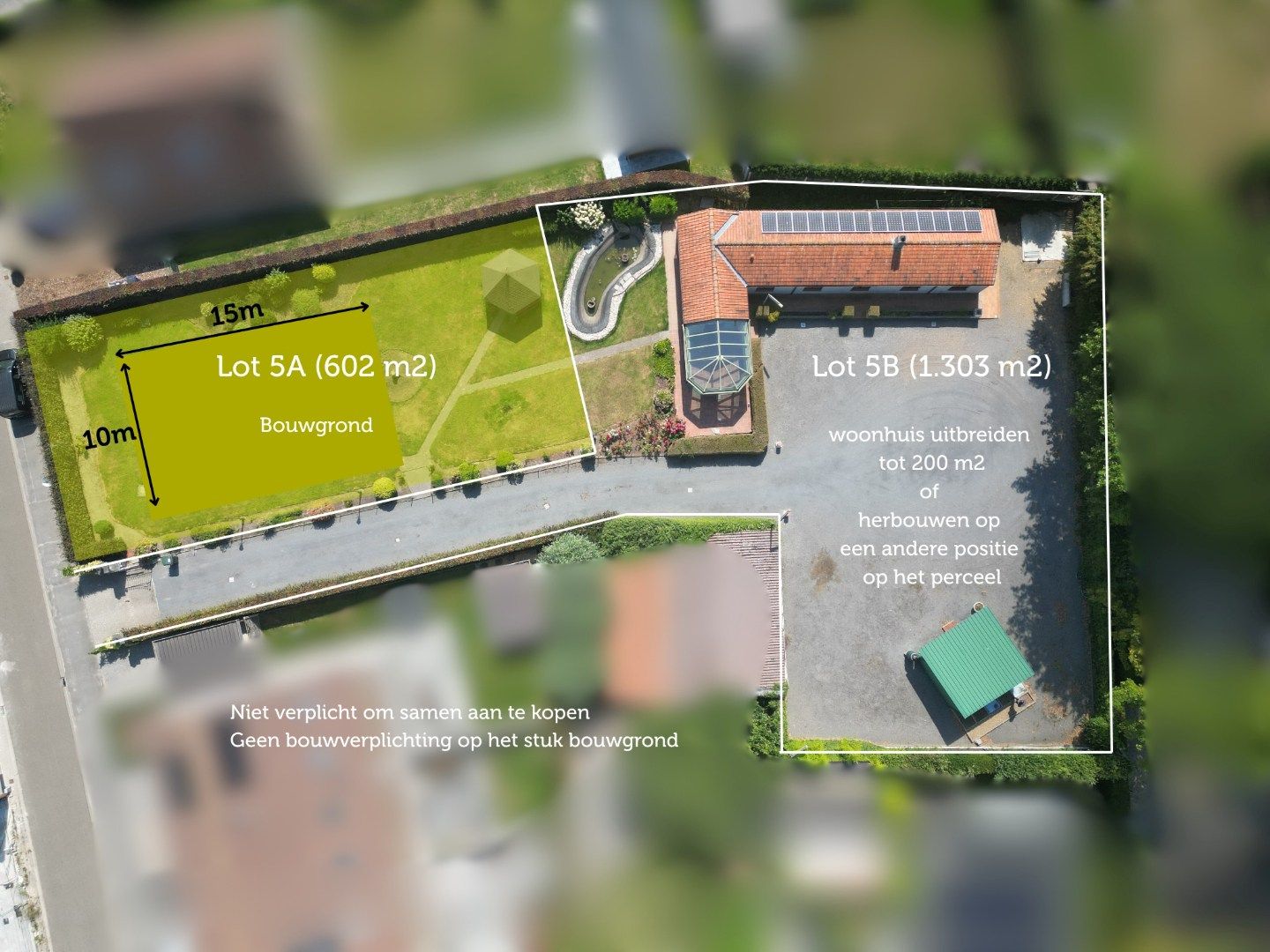 Perceel bouwgrond van 602 m2 geschikt voor VRIJSTAANDE bebouwing in centrum Wingene foto 3