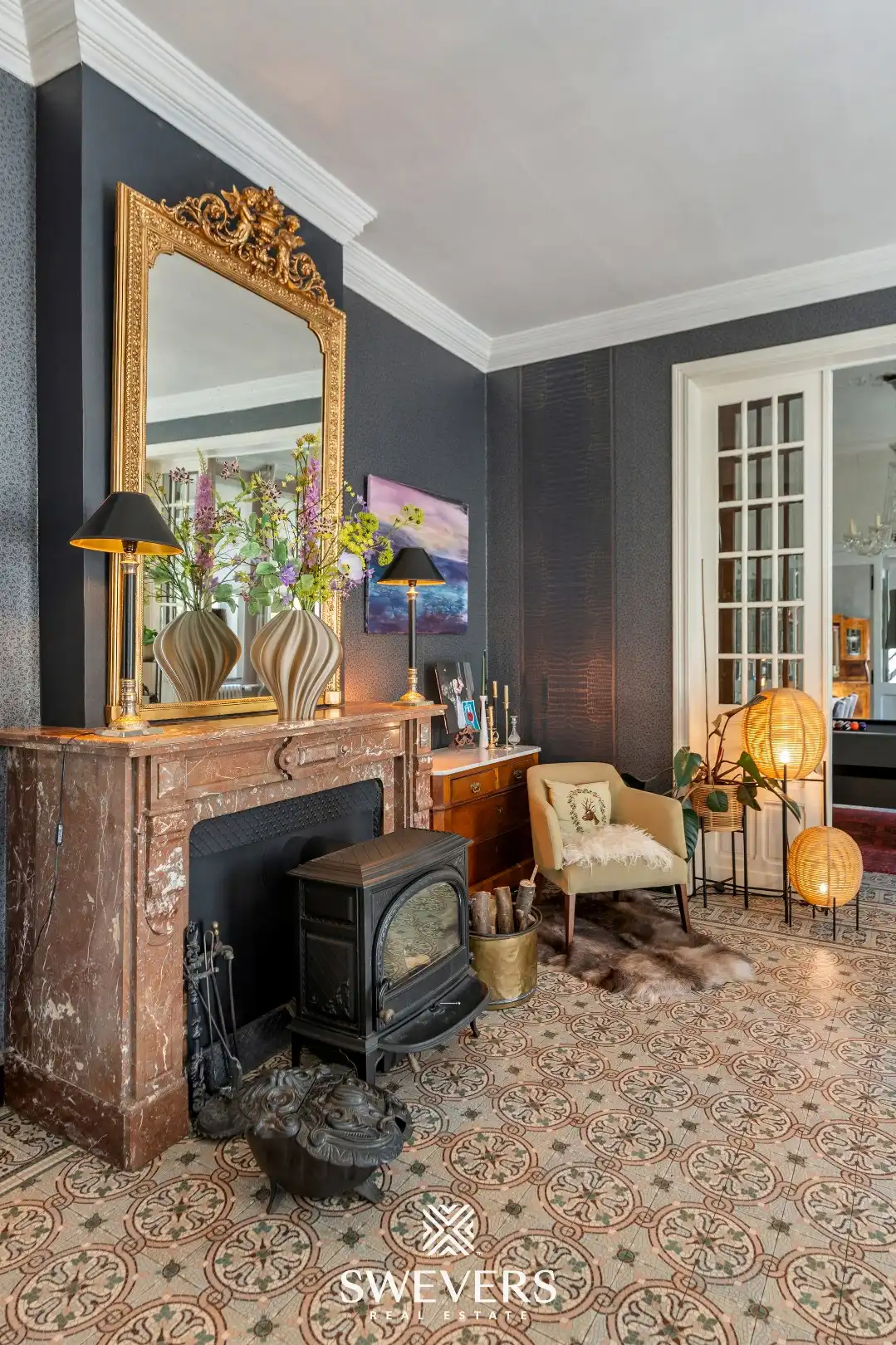 Belle-Epoque parel met 5 slpk in een park op 7.133m² foto 8