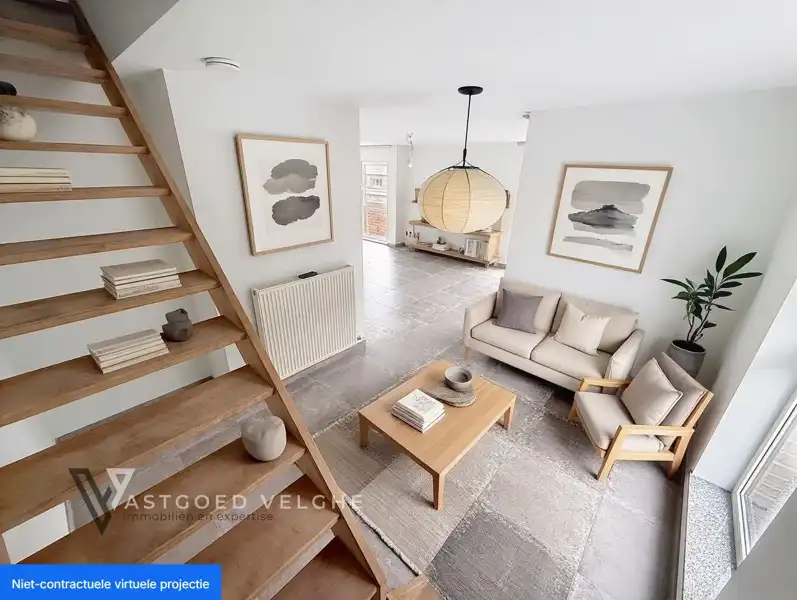 Centraal gelegen duplex appartement met 3 slaapkamers, 2 terrassen en private tuin ! foto 18