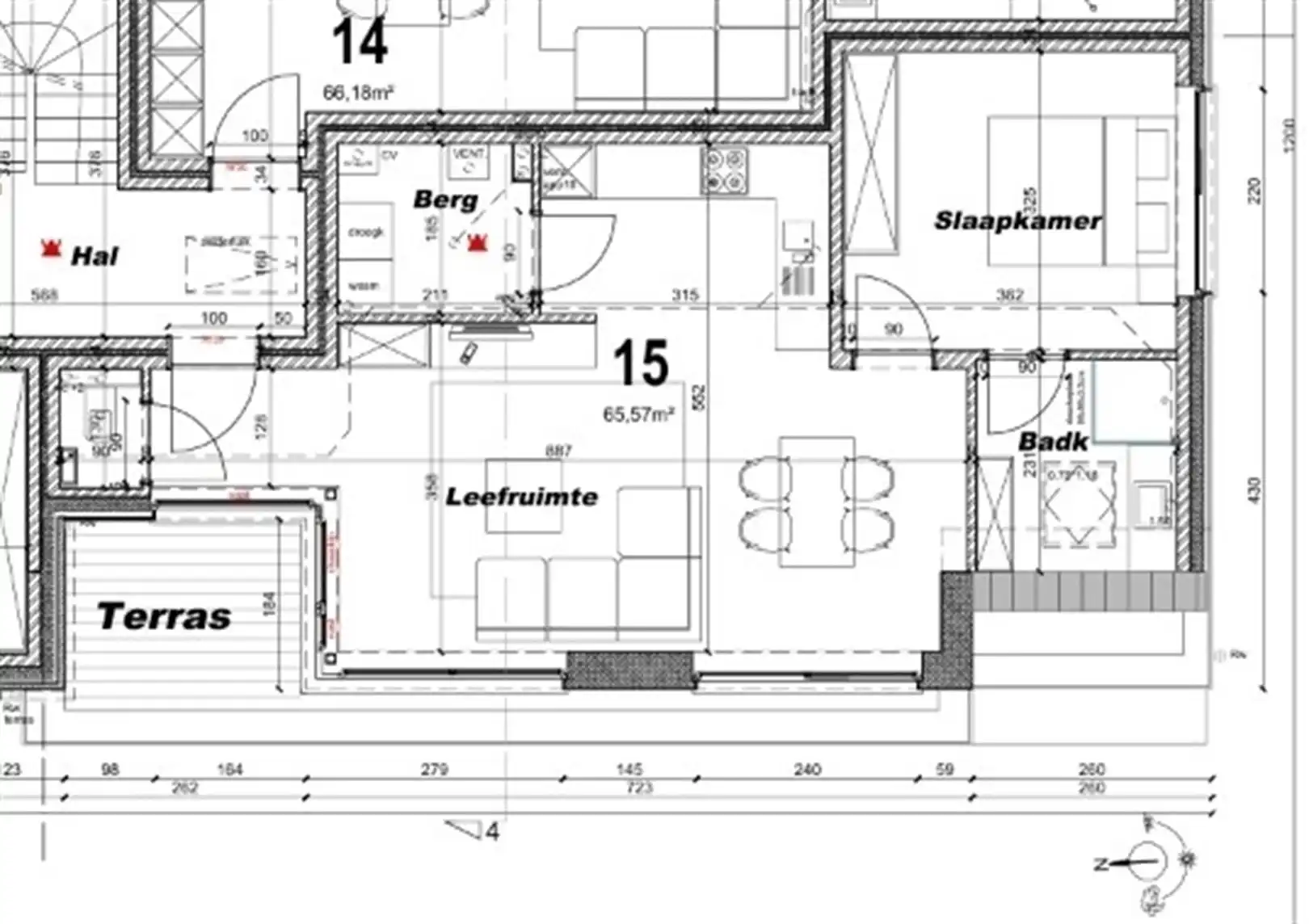 Nieuwbouw dakappartement met garage en tuinberging te Baasrode foto 26