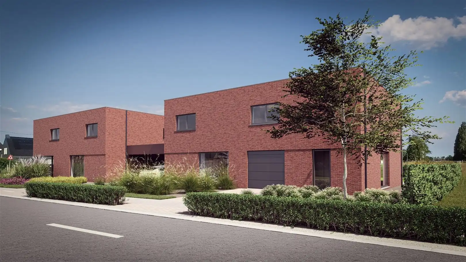 STIJLVOLLE MODERNE NIEUWBOUW MET GARAGE foto {{pictureIndex}}