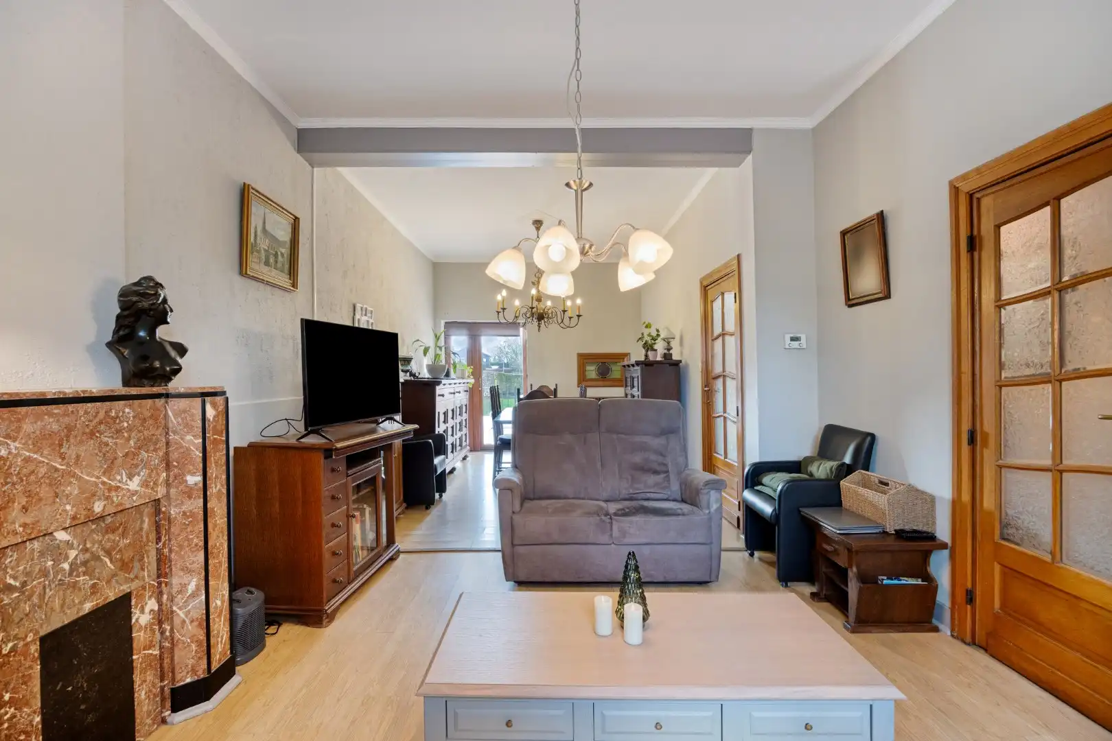 Halfopen bebouwing met 3 slaapkamers, tuin en garage in Kessel-Lo – EPC 348 kWh/m² - bewoonbare opp. 157 m² foto 4