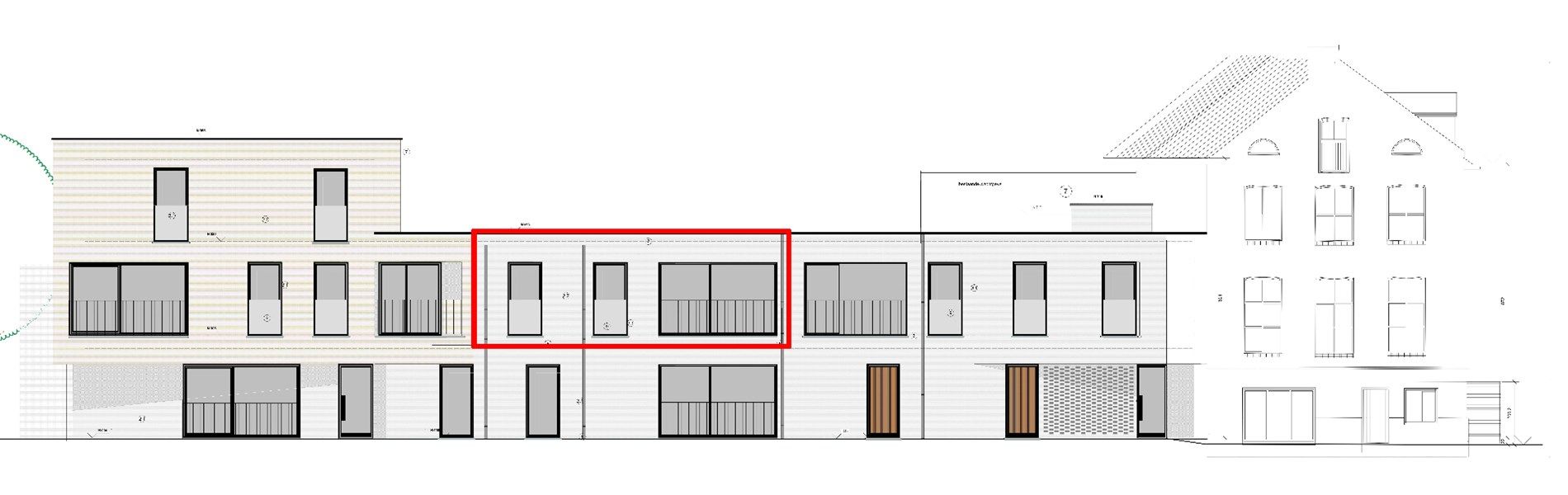 Appartement op de eerste verdieping (B1.2)  van 86,43m² met 1 slaapkamer en terras foto 3