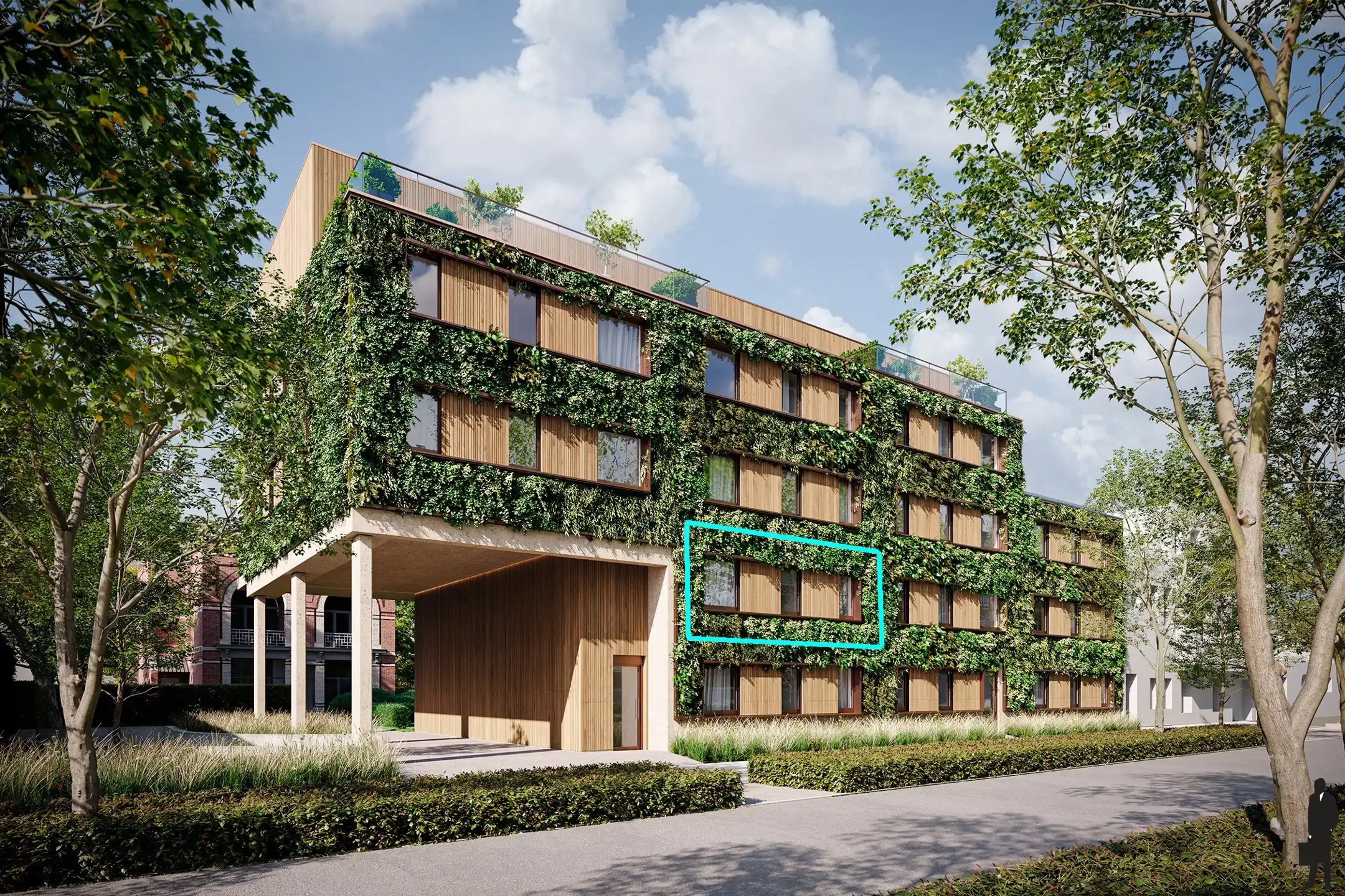 Nieuwbouwproject Villa Tybaert bestaande uit 15- zonnig BEN appartementen (E-peil -20) foto {{pictureIndex}}