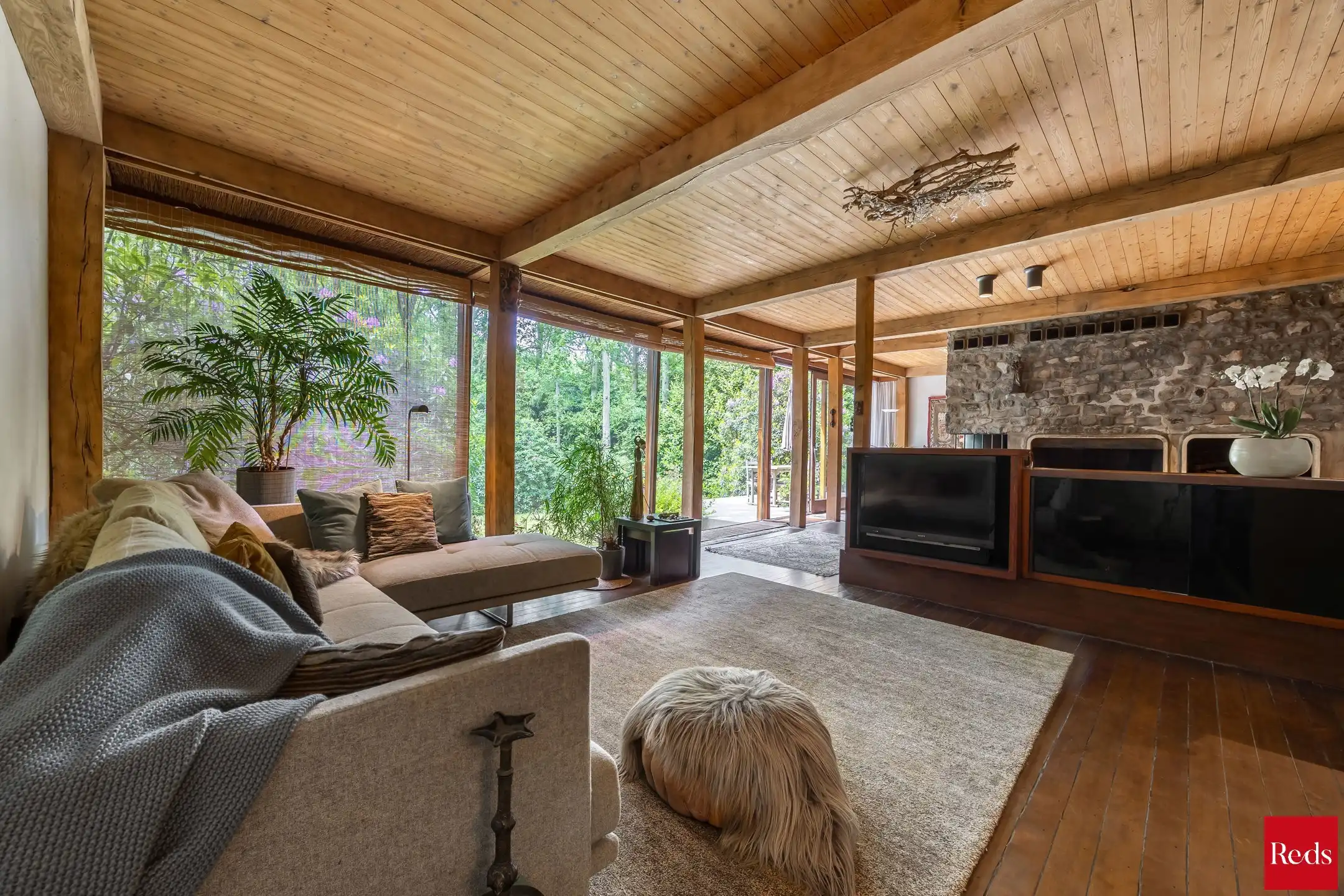 Architecturale woning in het groen met veel licht foto 5
