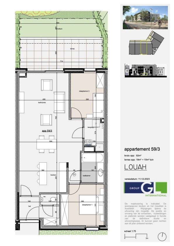 Nieuwbouwapp. met 2 slpks, terras en tuintje foto 10