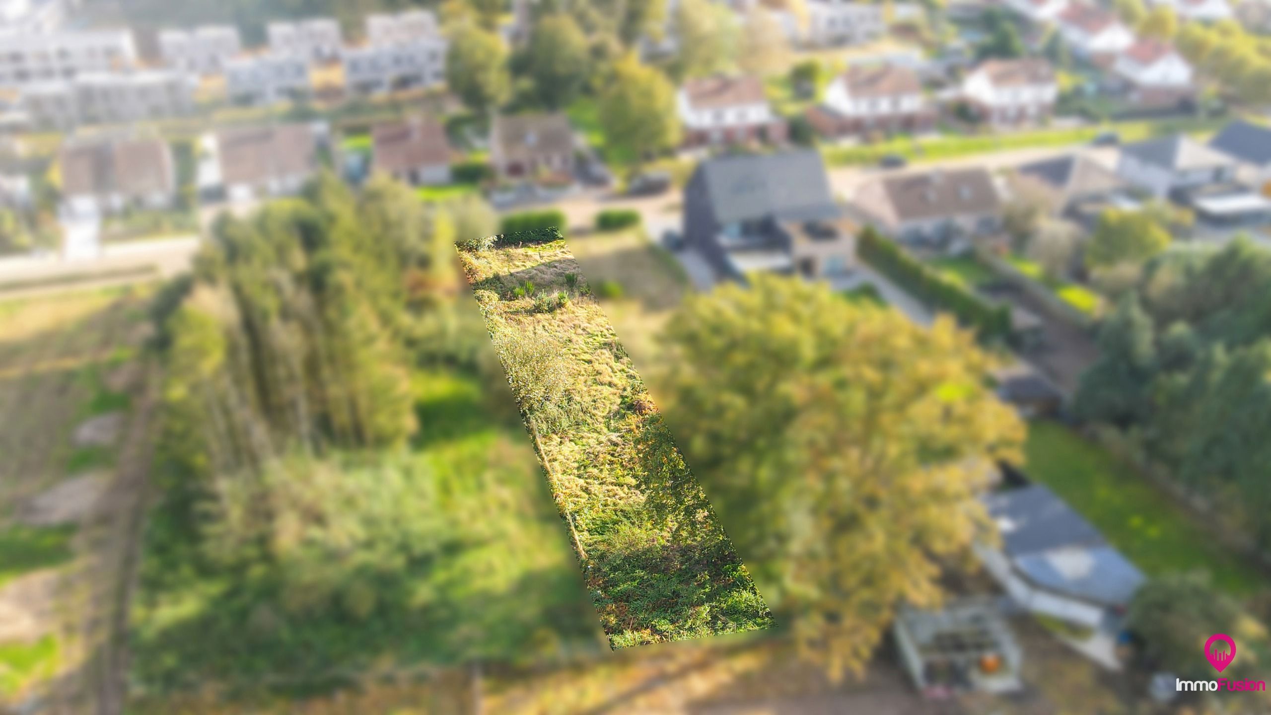 Rustig gelegen bouwgrond van 7a85ca met vergunde plannen ! foto 5