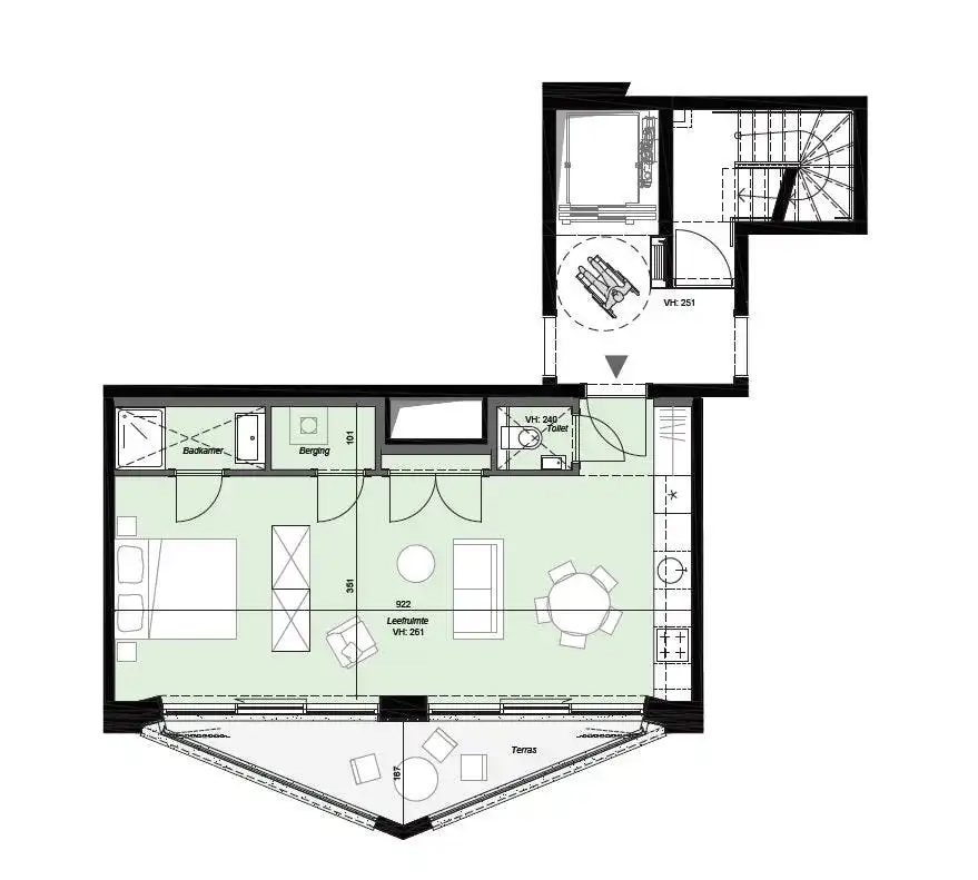 A0702 Rivert nieuwbouwappartement  te Antwerpen  foto 9