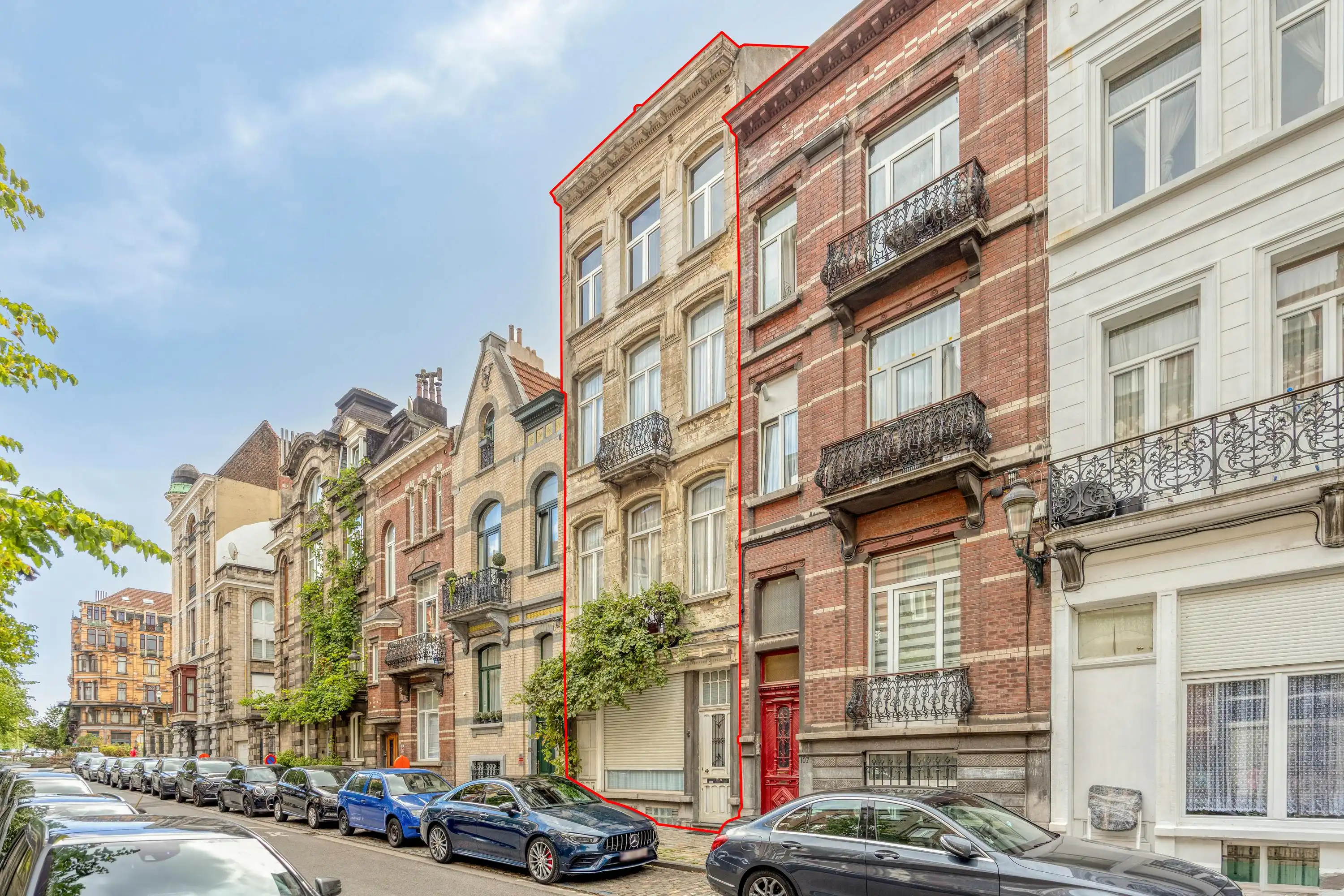 Karaktervolle Brusselse burgerwoning nabij het Josaphatpark foto 2