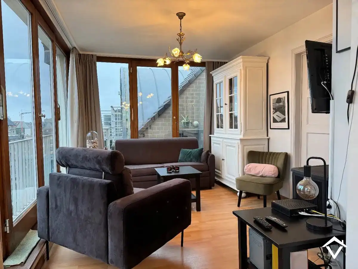 Bemeubeld appartement met 1 slaapkamer in De Panne foto 8